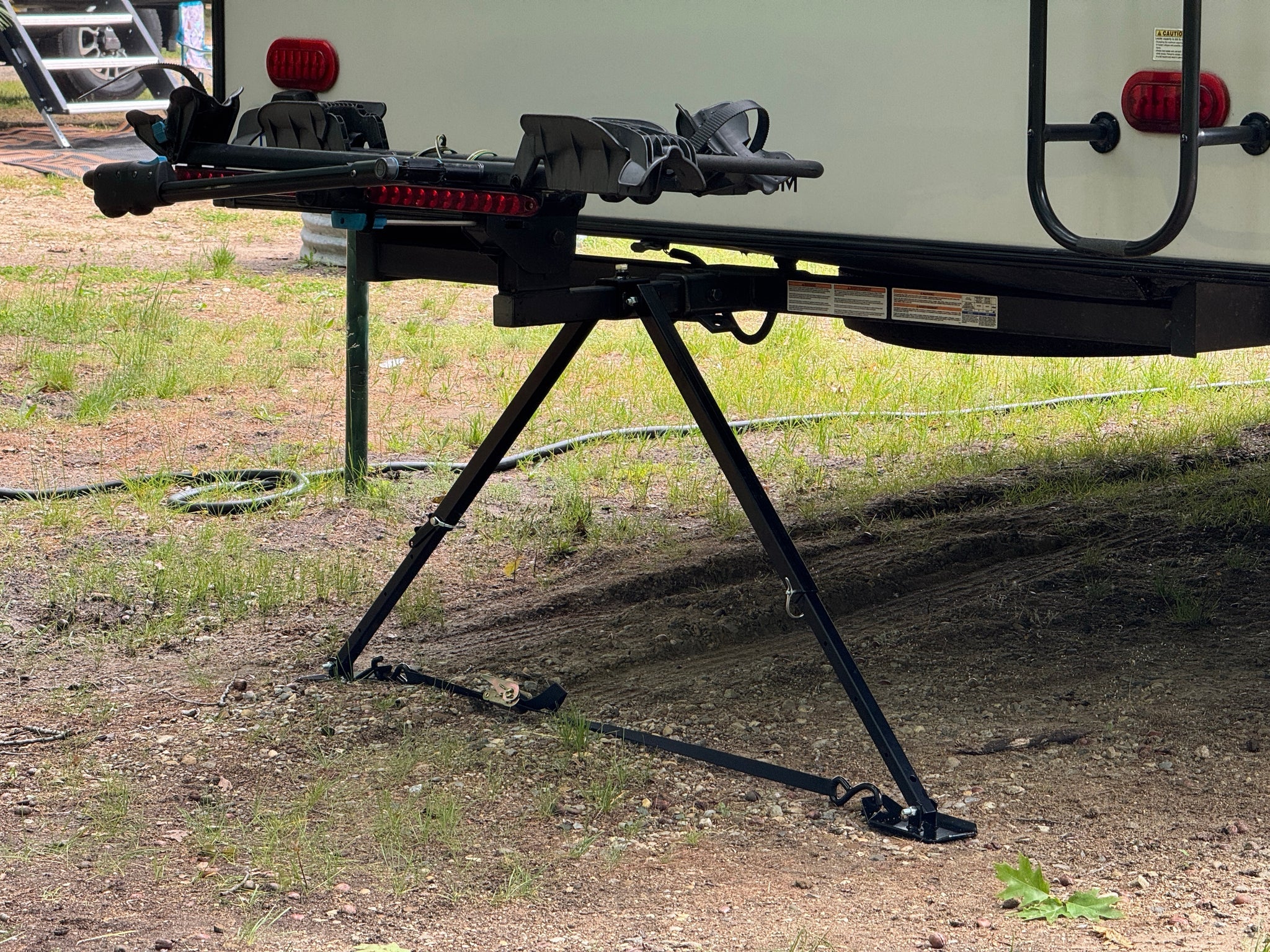 MORryde SP54-183 X-Brace Bike Rack Stabilizer - Heavy-Duty RV Bike Rack Stabilization System