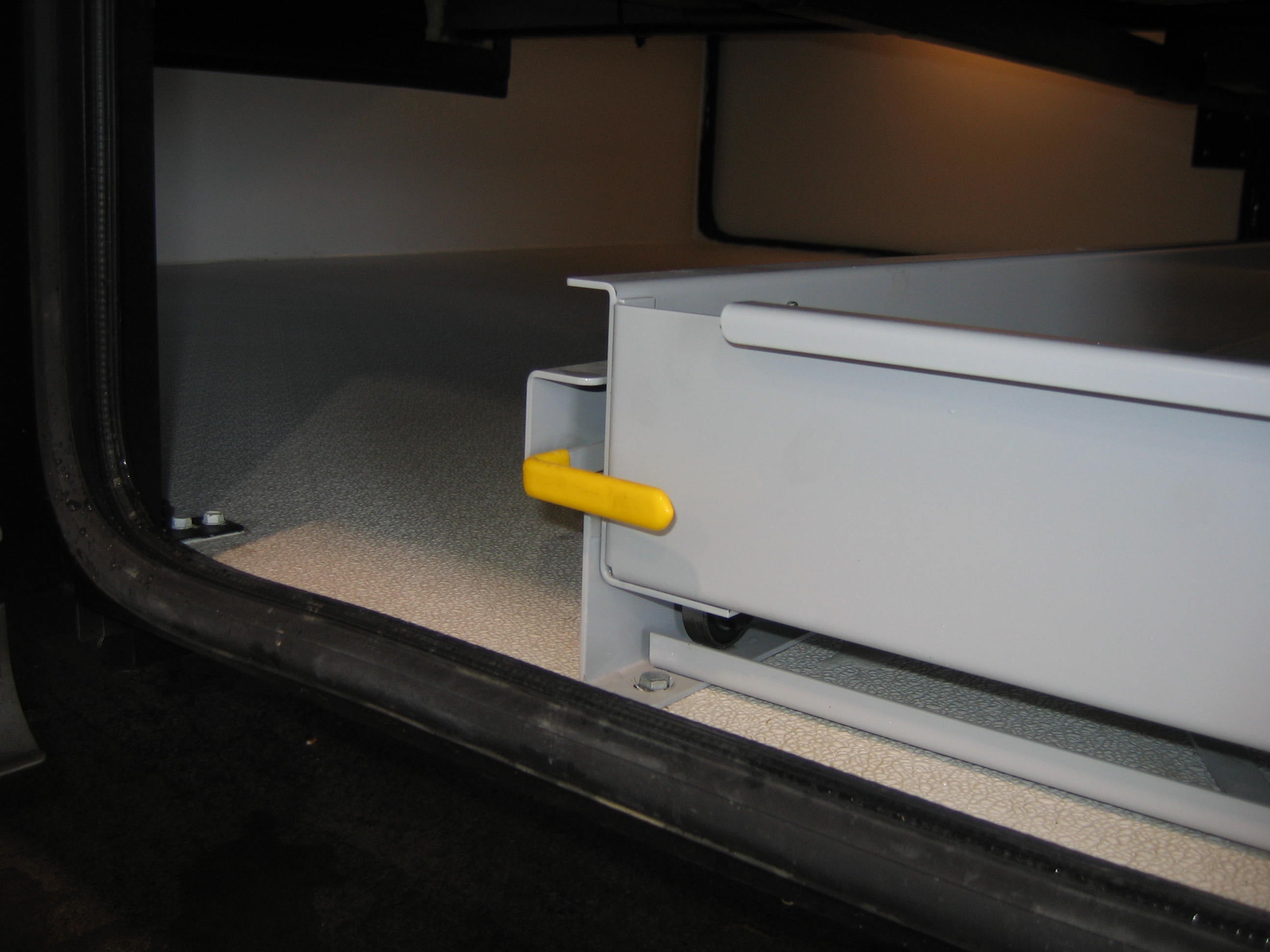 MORryde RV Cargo Slide Tray - Fully Assembled, Multiple Configurations with Carpet