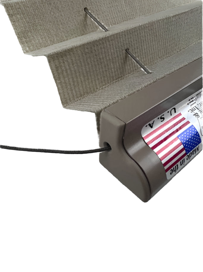 RV Pleated Window Night Shades - Suede Beige Color Woven Fabric - Genuine OEM Supplied - Custom Sizes