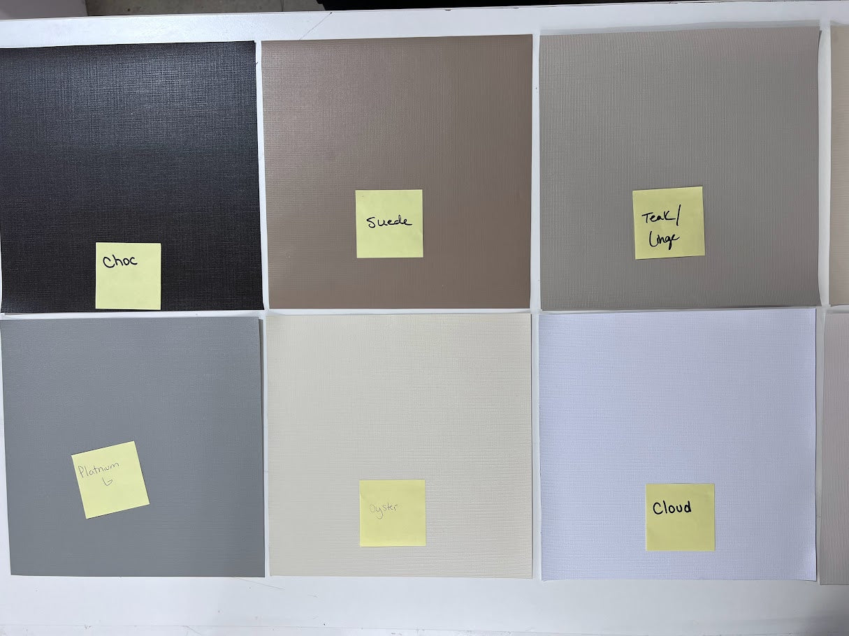 Valu-Line RV Night Roller Shades - .75" Tube - w/ Auto Stop - OEM Part - Custom Size and Colors