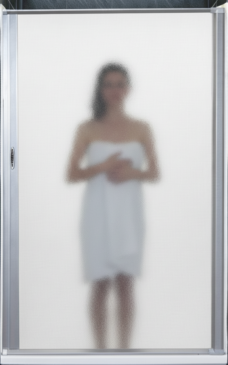 Irvine ISD - RV Slow Retract Shower Screen Door - (Platinum or Black) - 100% Waterproof - OEM Replacement - Custom Builder