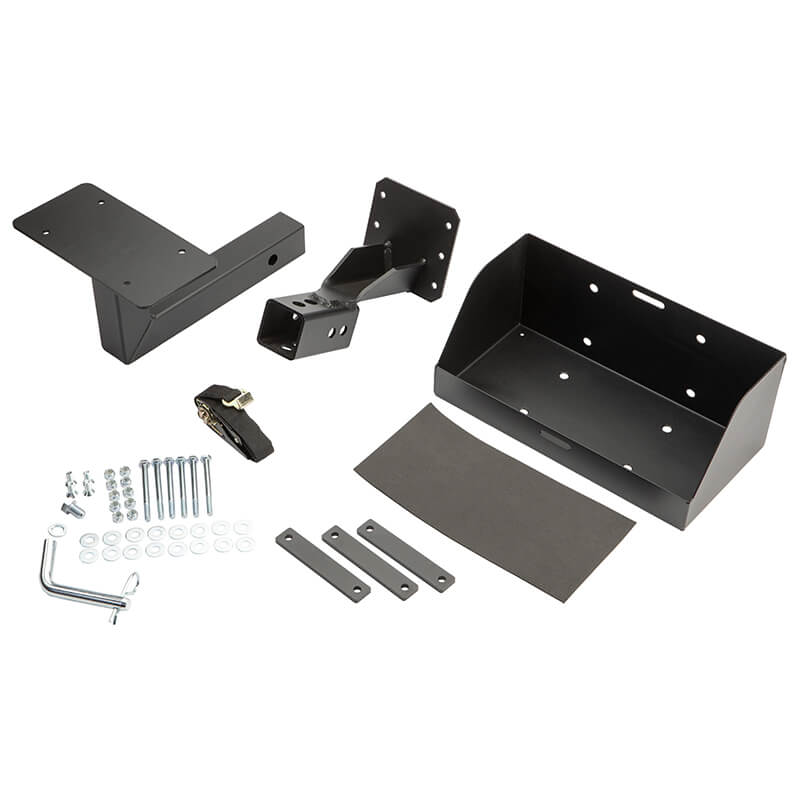 MORryde JP54-007 Jeep Wrangler Side Jerry Can Mount with Tall Tray - 87-06 YJ TJ - Passenger Side Fuel Storage