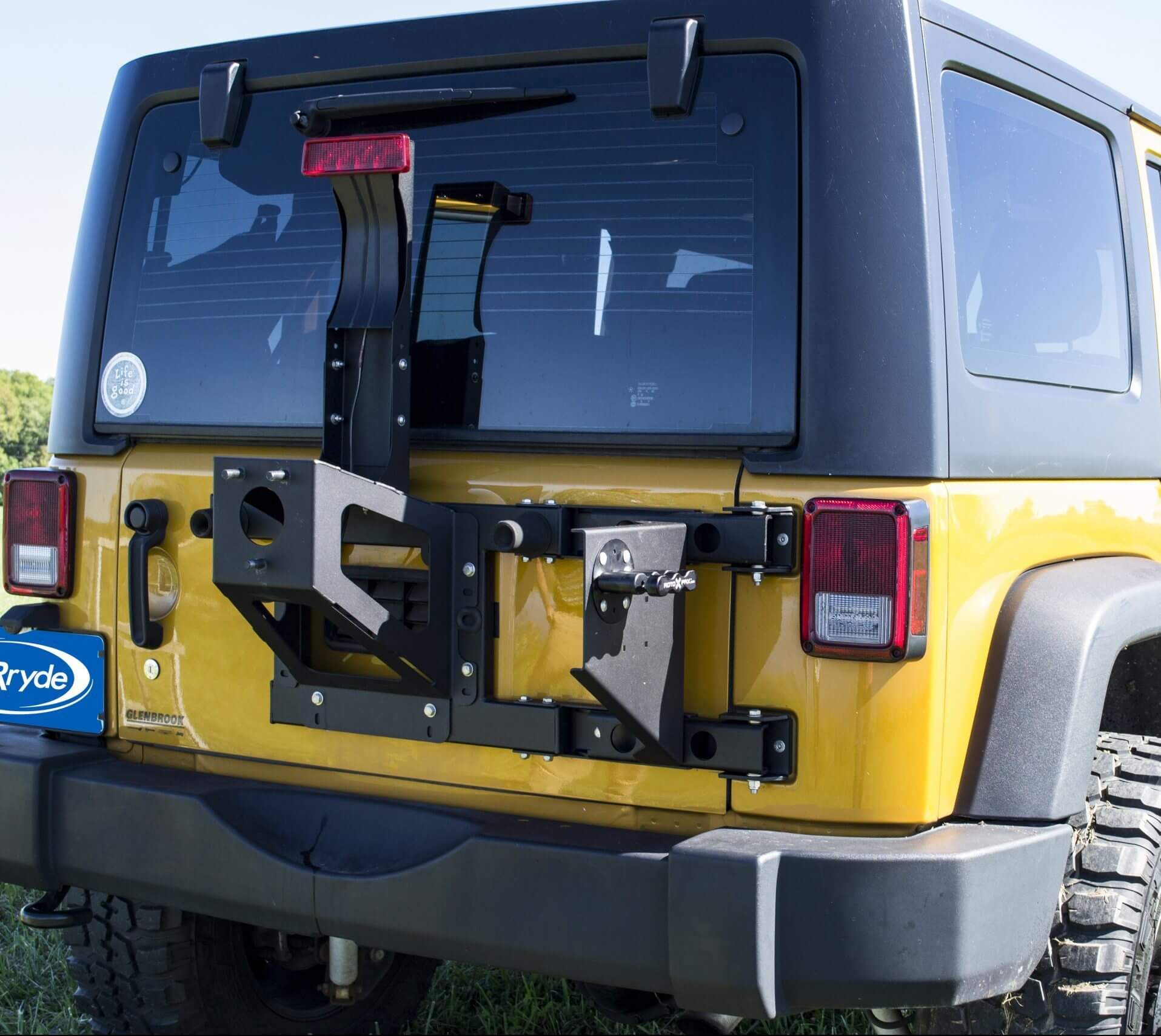 MORryde JP54-021 Jeep Wrangler JK 3-Piece Tailgate Reinforcement Kit - 07-17 JK - Heavy-Duty Hinge Upgrade