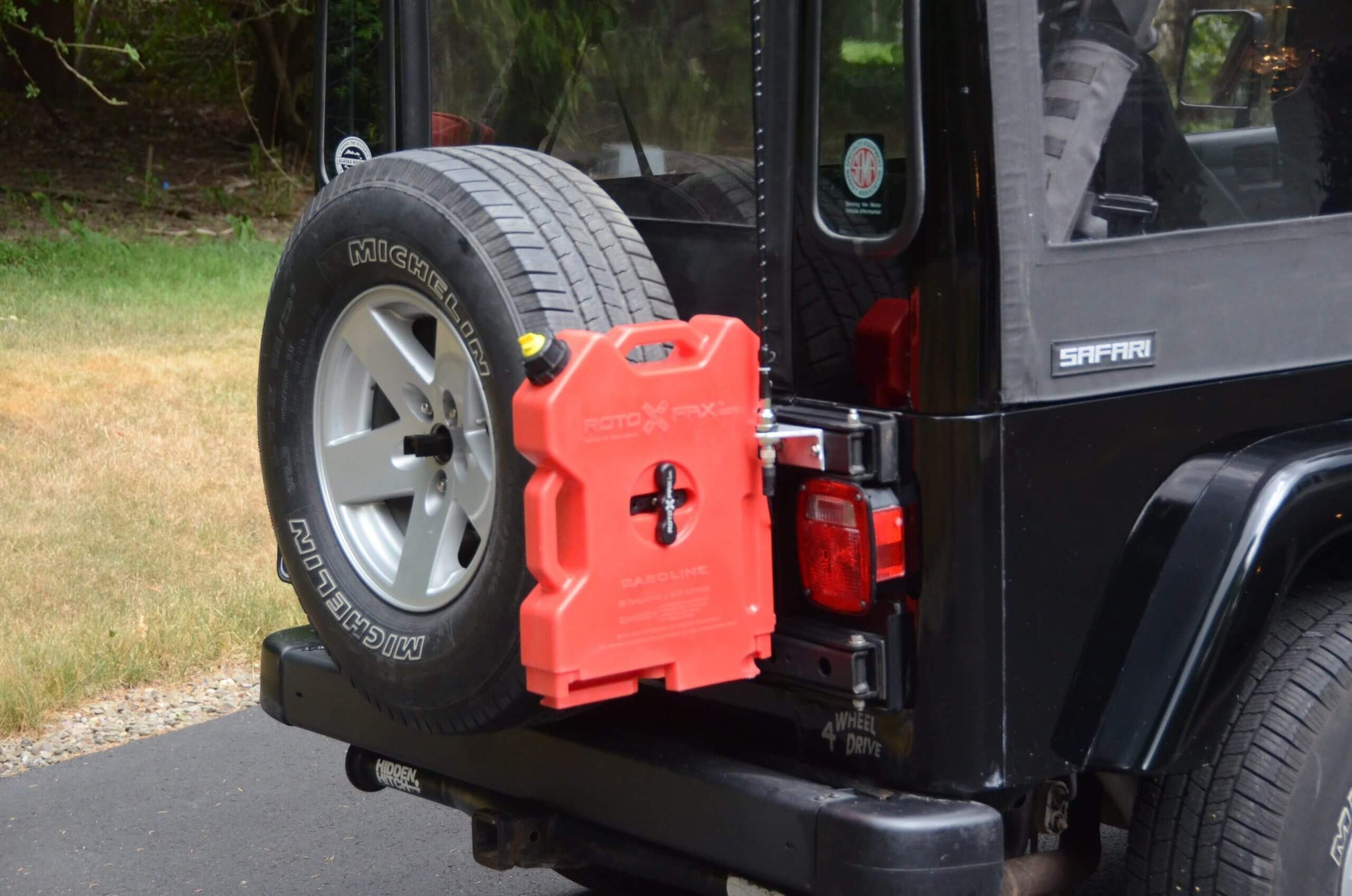 MORryde JP54-023 RotoPax Hinge Mount for Jeep Wrangler TJ - Fuel Storage Accessory