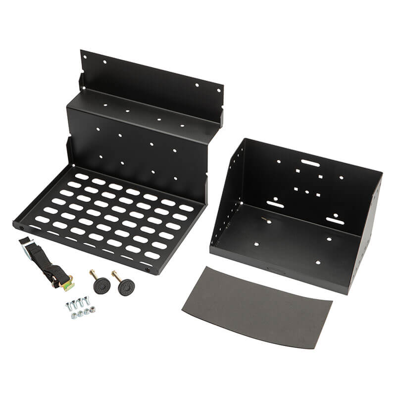 MORryde JP54-030 Jeep Wrangler JK Ammo Can Tray Kit with Molle Holder - 07-17 JK - Tactical Storage System