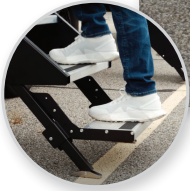 MORryde Add-A-Step Tread Narrow Step 19.5" x 7" - STP54-076 StepMates RV Entry Step