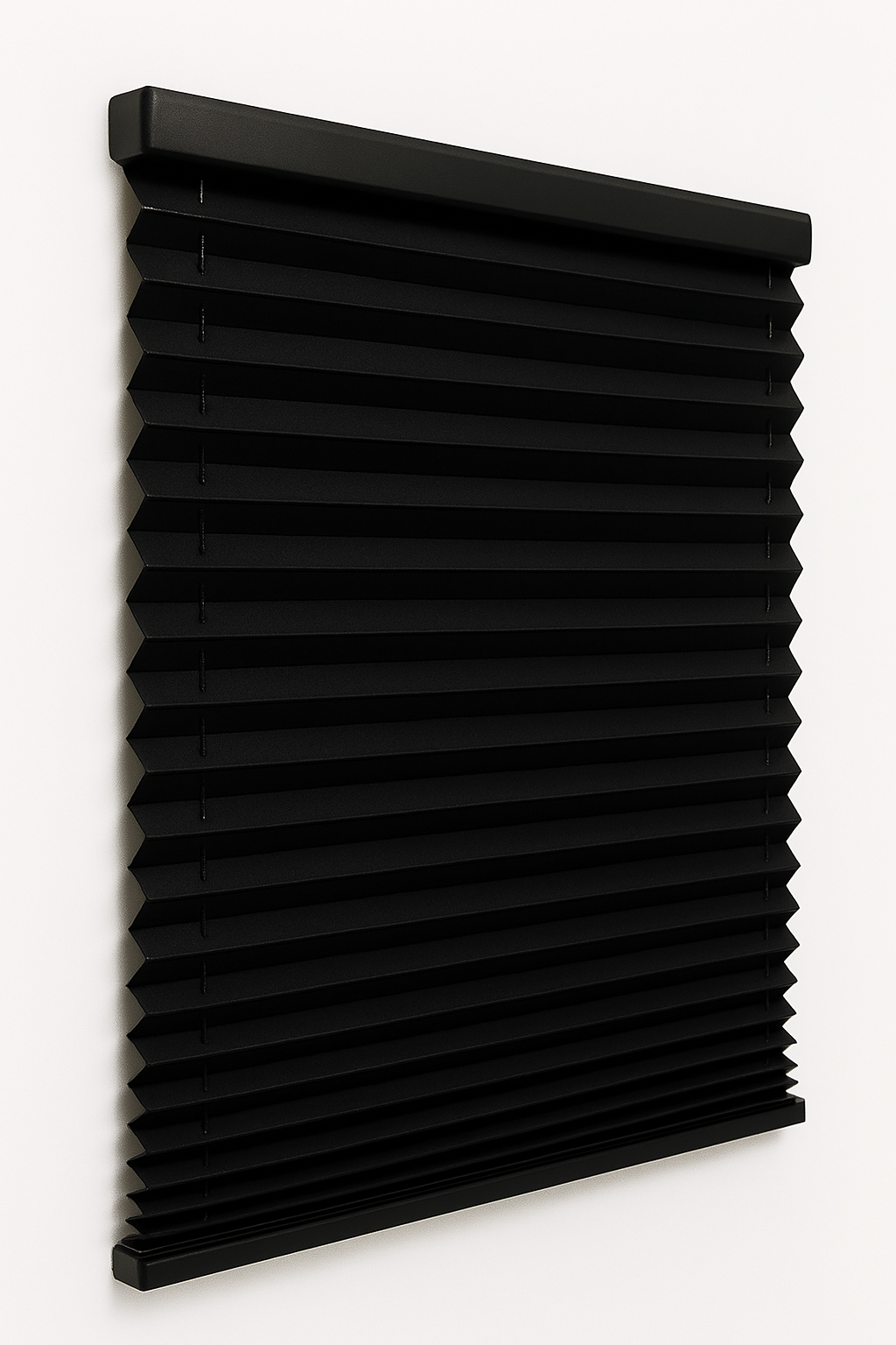 RV Pleated Window Night Shades - Black Color - Genuine OEM Supplied - Custom Sizes