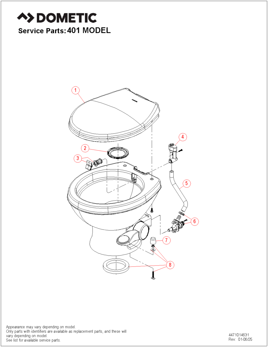 9610008278 exploded parts diagram