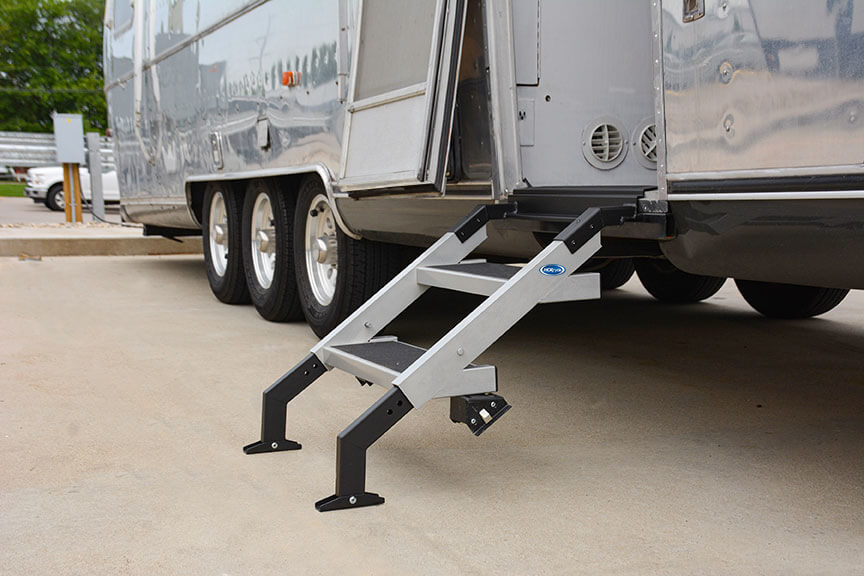 MORryde STP-216 StepAbove for Airstream - Premium RV Entry Step System Custom-Fit Design
