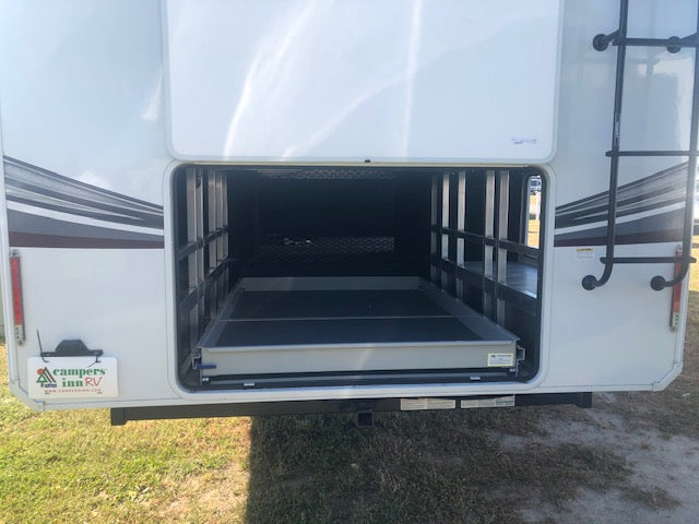 MORryde RV Cargo Slide Tray - Fully Assembled, Multiple Configurations with Carpet