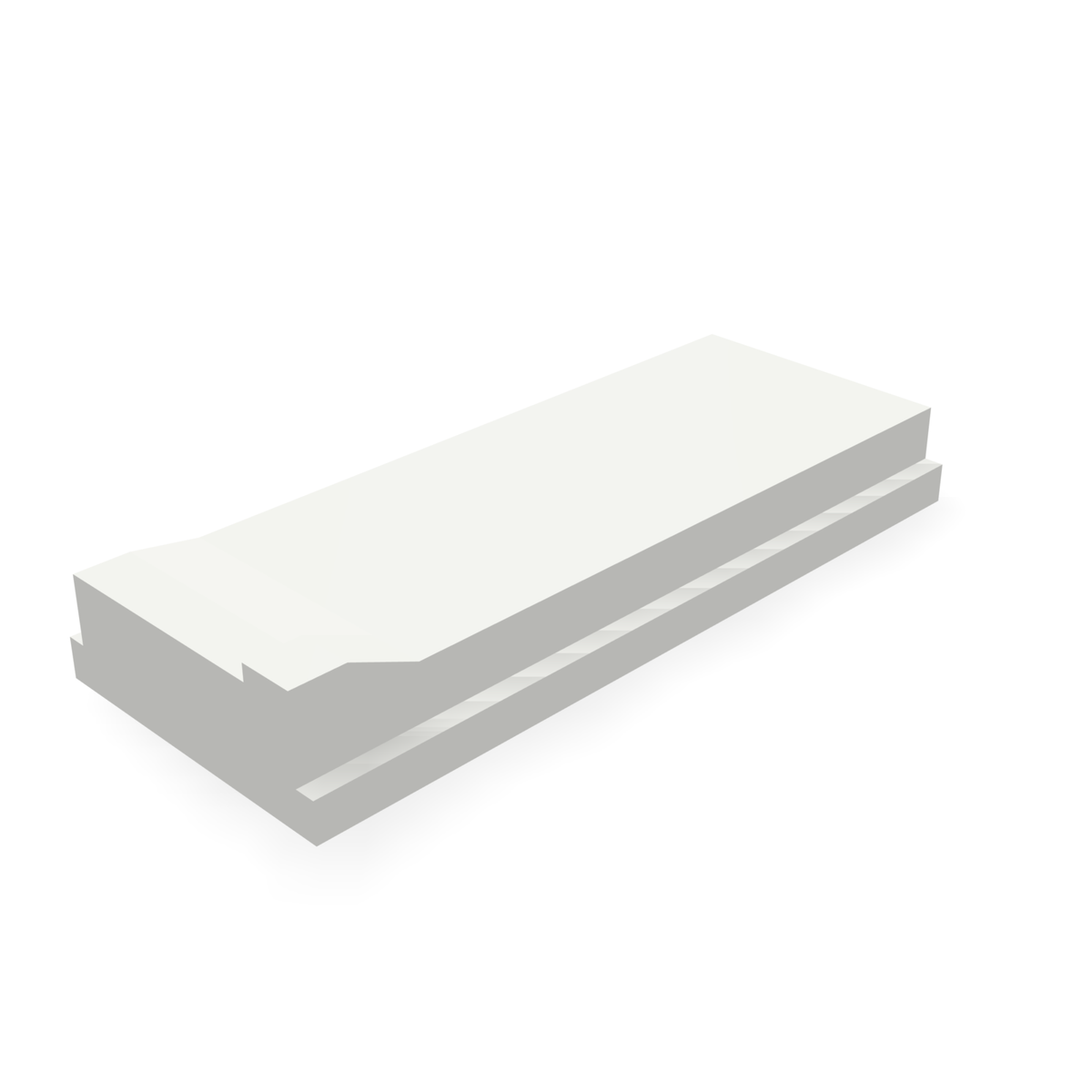 Alpha VR24597WBLANK — print-based underside view of stepped blank body