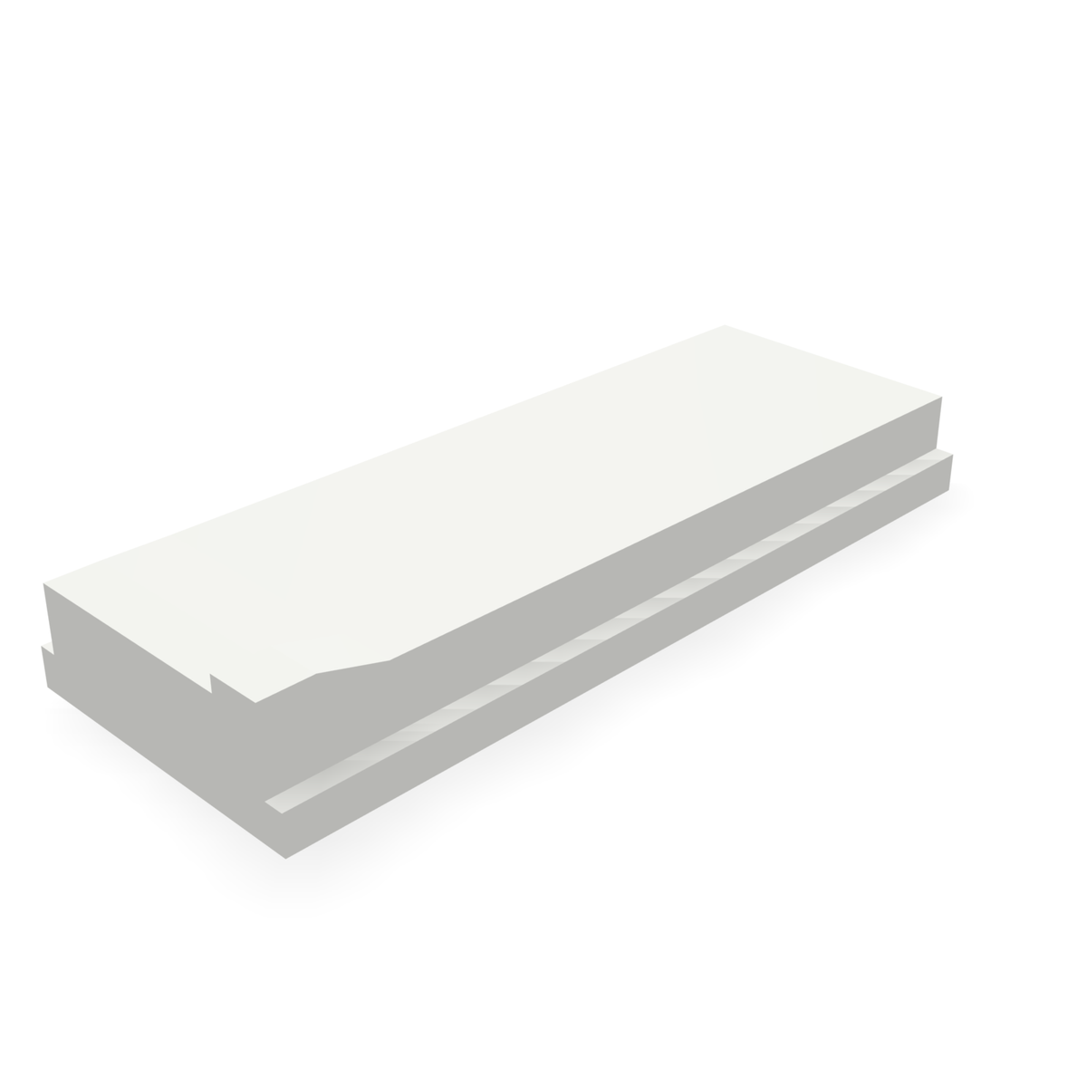 Alpha VR24637WBLANK — print-based underside view of stepped blank body