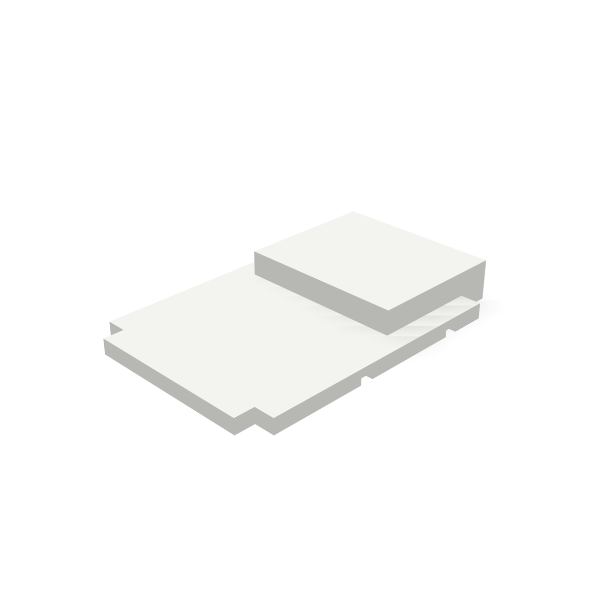 Alpha VR304565WBLANK — print-based underside view of body (flipped for display)