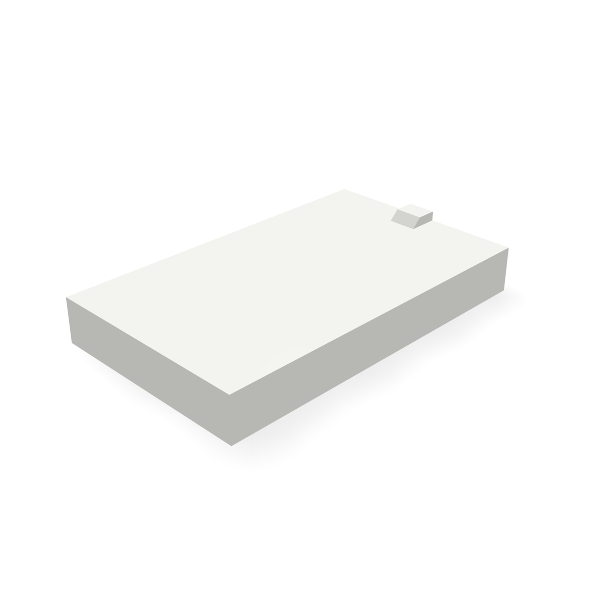 Alpha VR33557WBLANK — print-based underside view of stepped blank body
