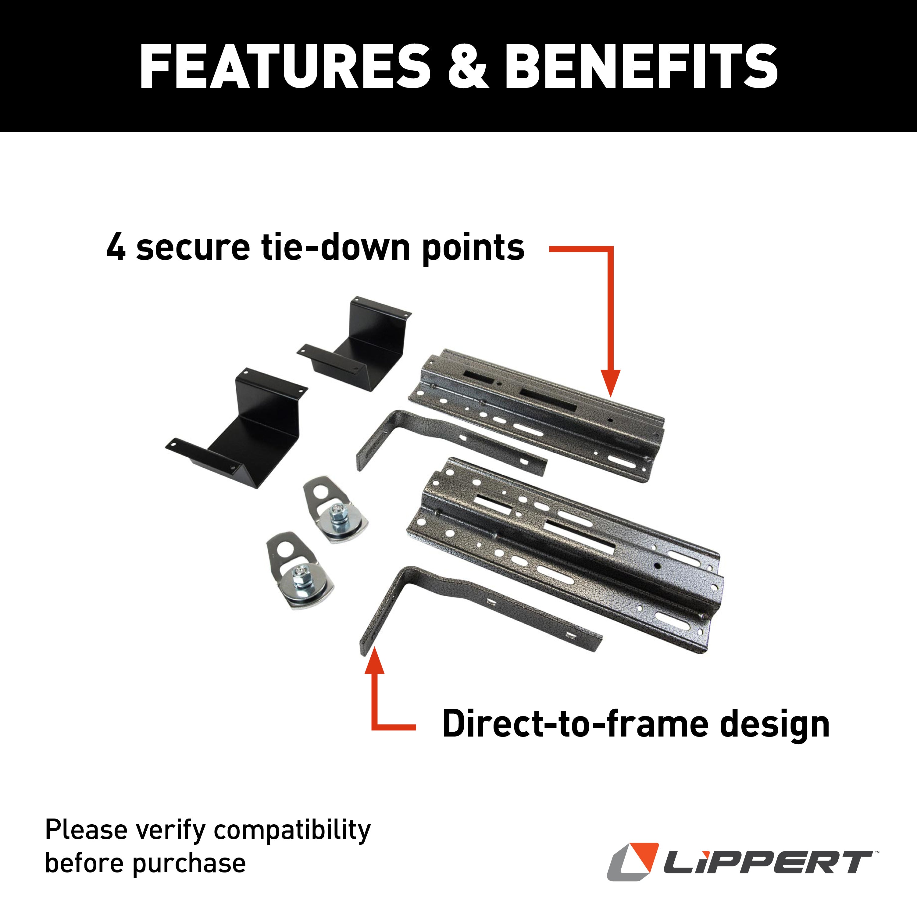 Happijac 2008-2009 Dodge Tie Down Kit #Ft-Dr8 - Image 2