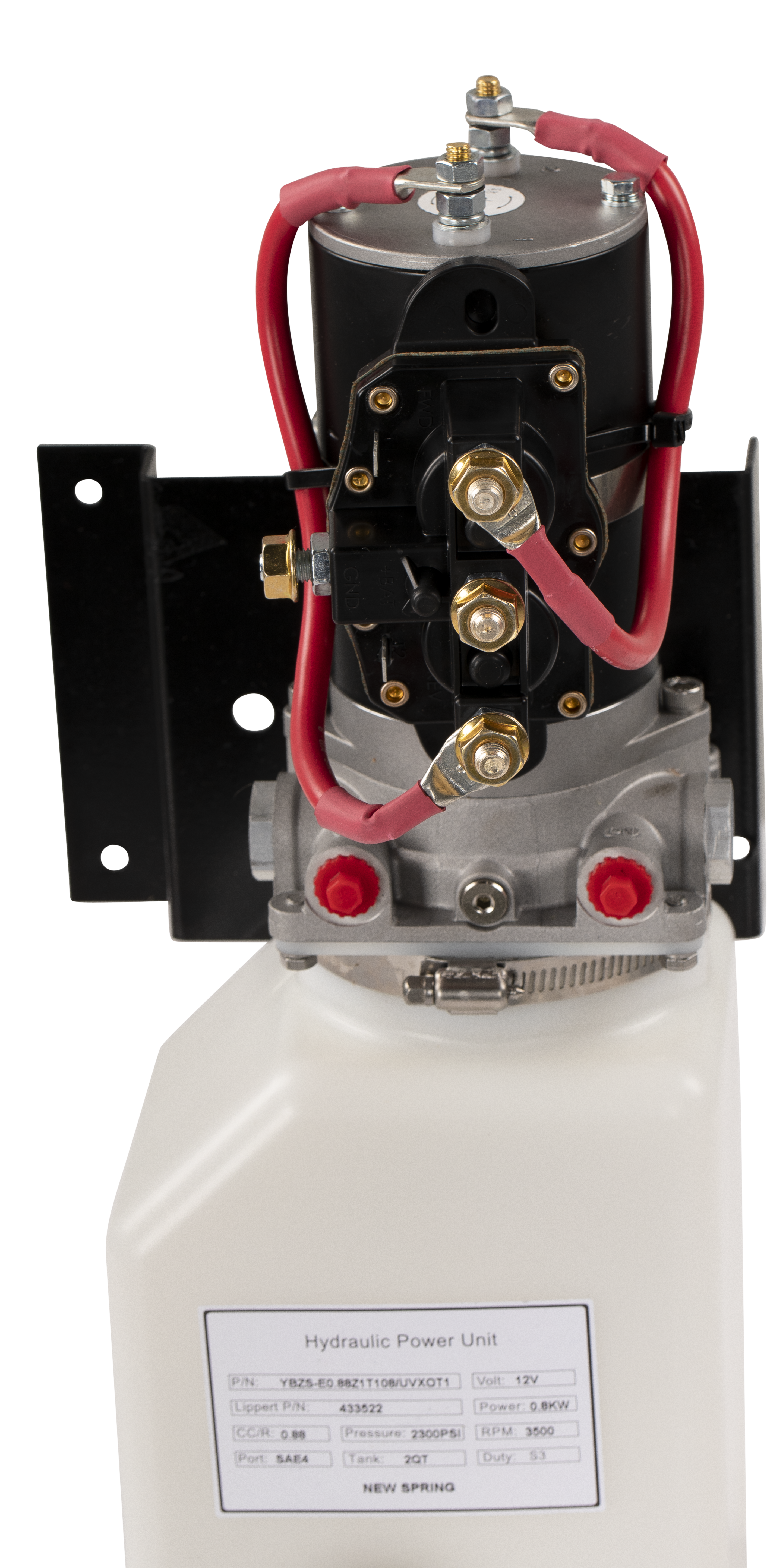 Lippert Rv Slide-Out Hydraulic Power Unit With 2Qt Pump Reservoir Kit #643150 - Image 7