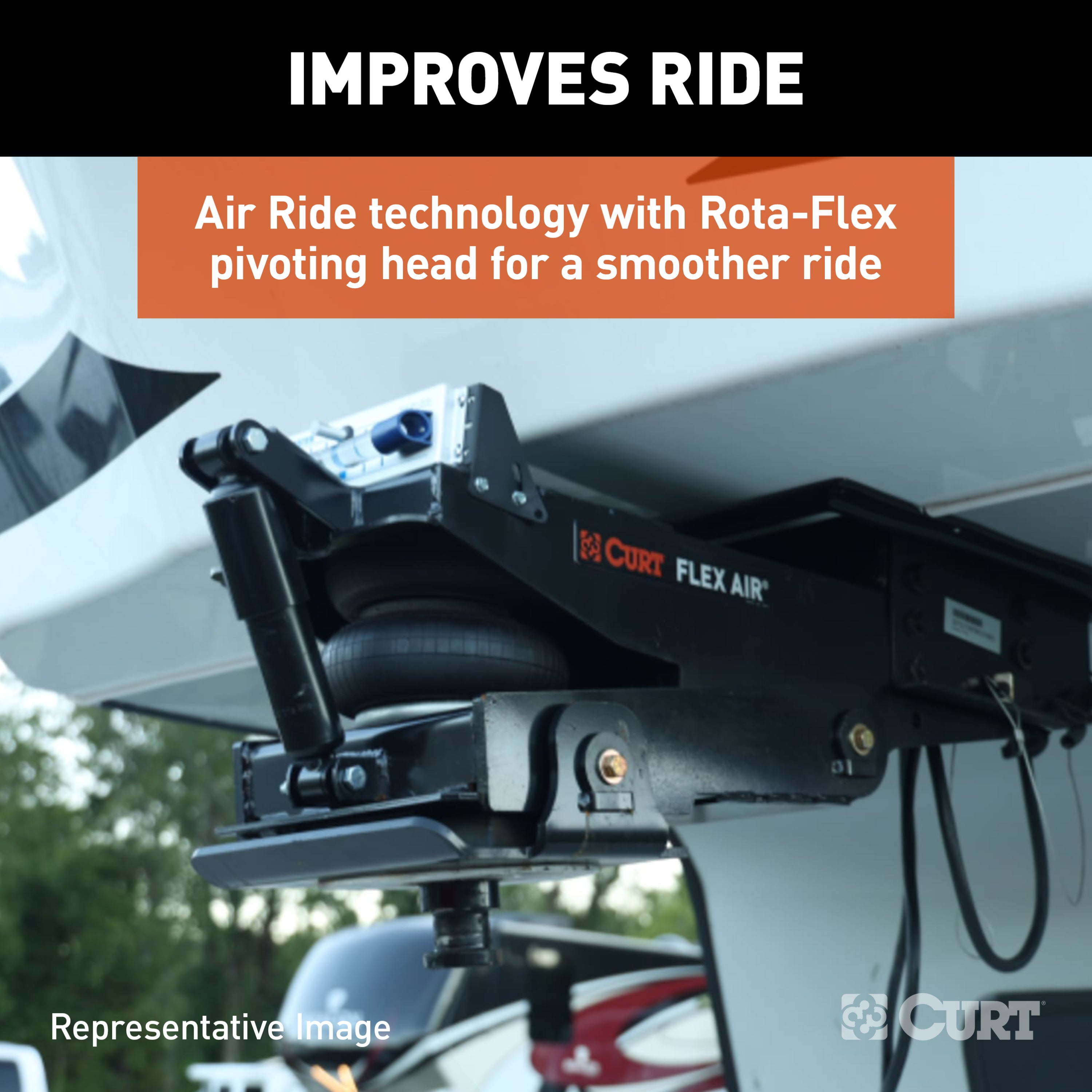 Curt Flex Air Pin Box - 21, 000 Lbs. - Image 3