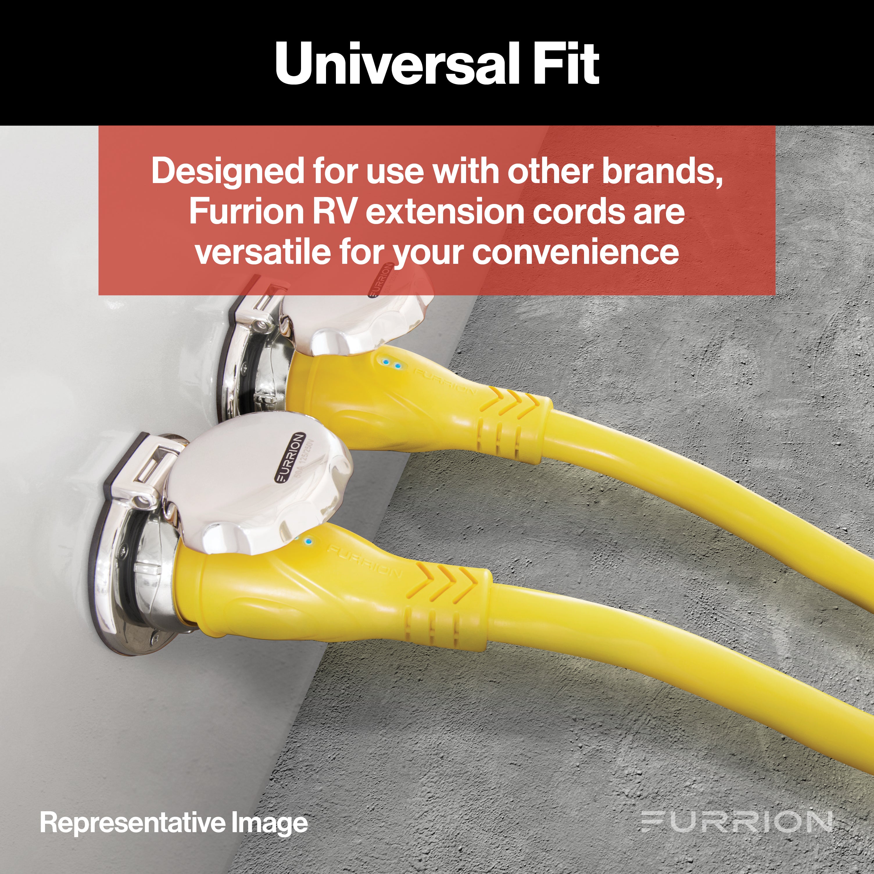 Furrion Powersmart 50' Rv Power Cord - 50A, 125/250V, Yellow #F50250-Sy-Am - Image 5