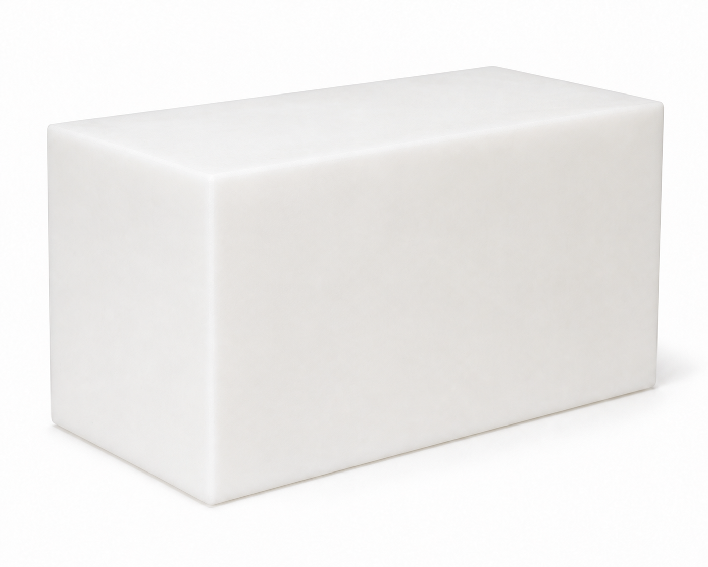 Alpha 10 gallon RV fresh water tank, 17 by 14 by 9.5 inches - photorealistic opposite angle