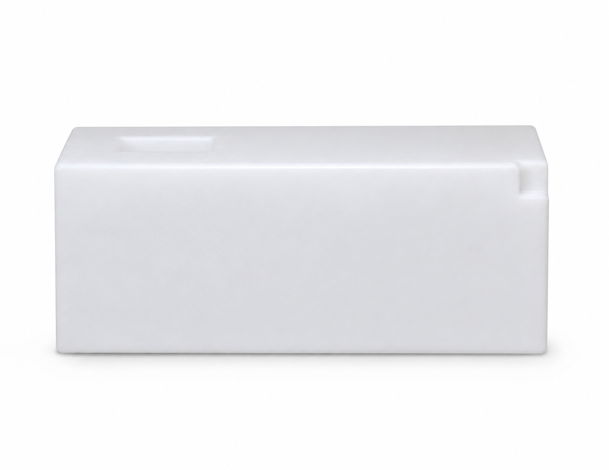 Alpha 40 gallon RV fresh water tank 39 x 18 x 14 inches - photorealistic side view
