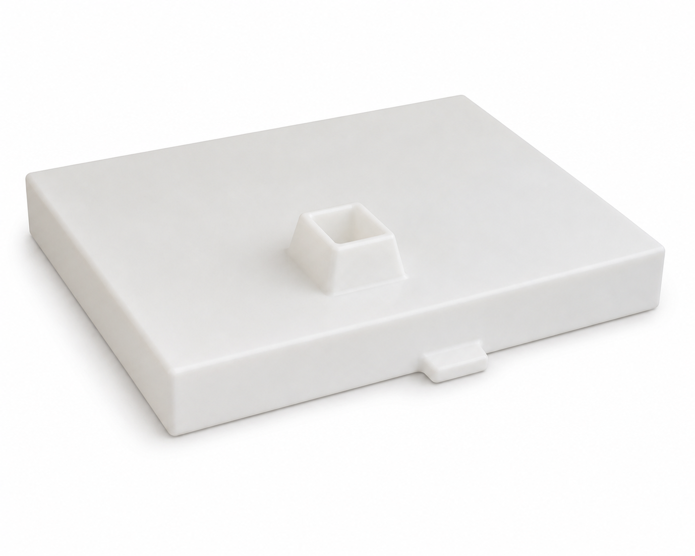 Alpha 52 gallon RV fresh water tank 54 x 45 x 6.5 inches - photorealistic top view