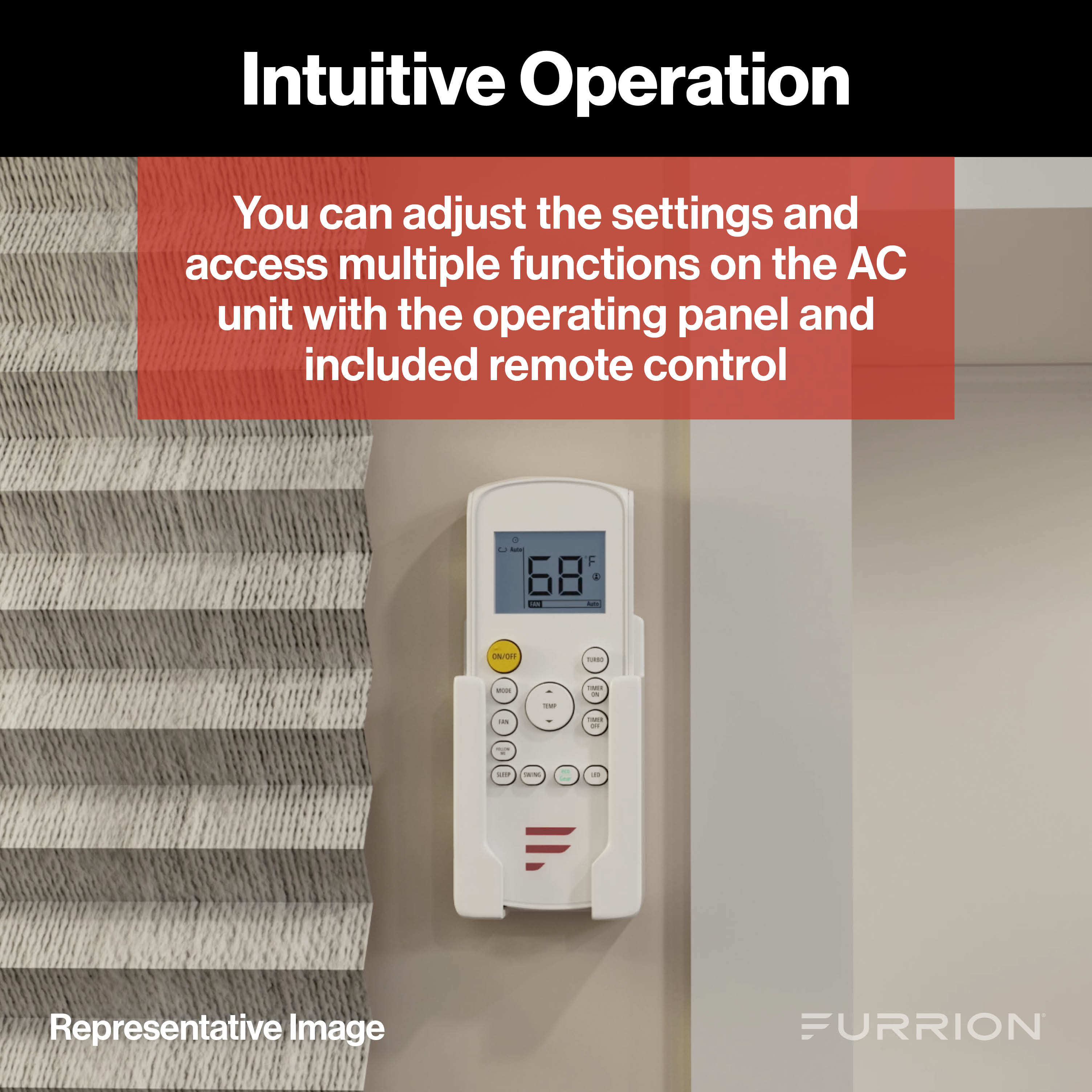 Furrion Chill Cube Ducted Air Distribution Box (R32) With Remote - White #Fact18Vsda-Ps-Am - Image 4