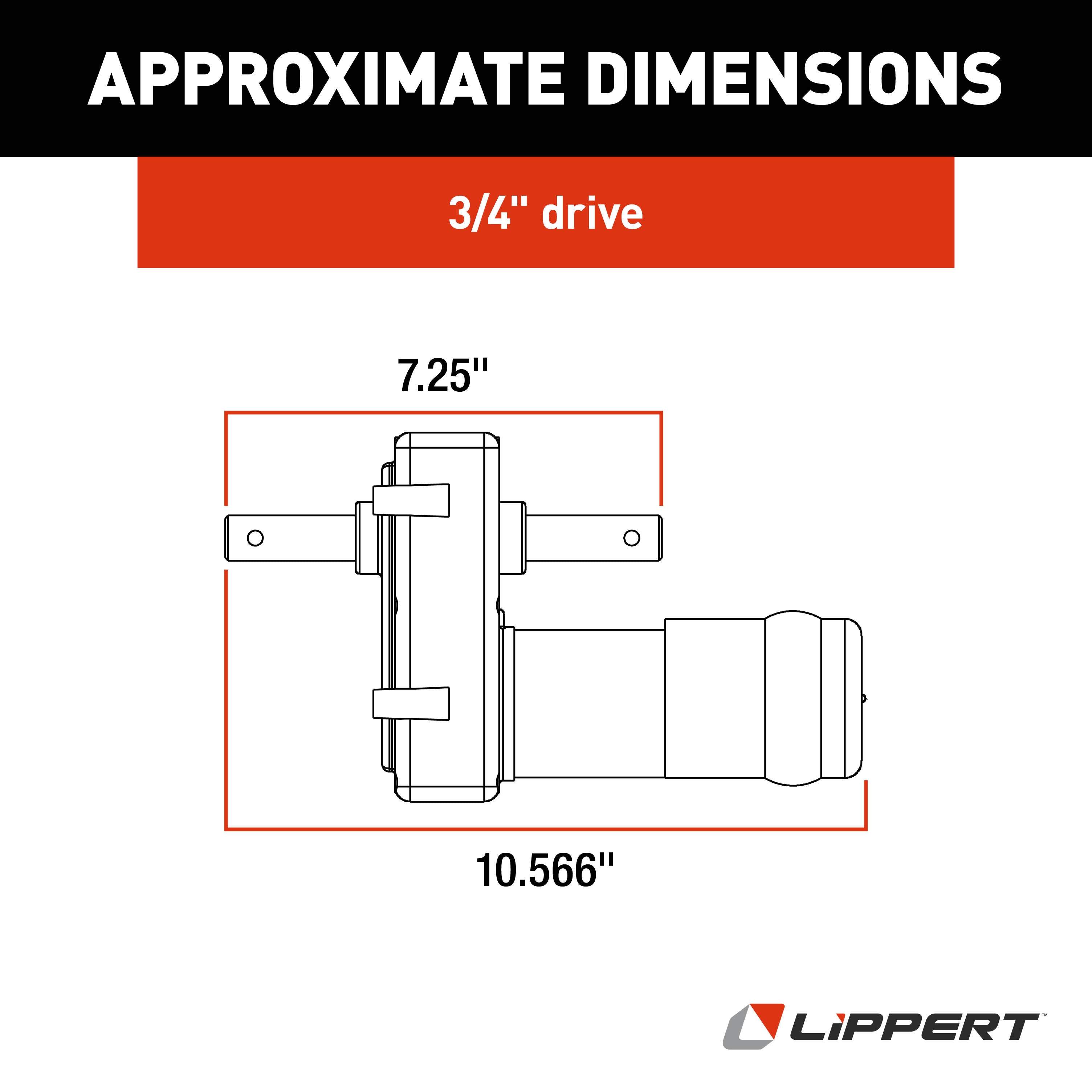 Lippert Replacement Klauber Through-Frame Rv Slide-Out D-300 Motor #K01285D300 - Image 3