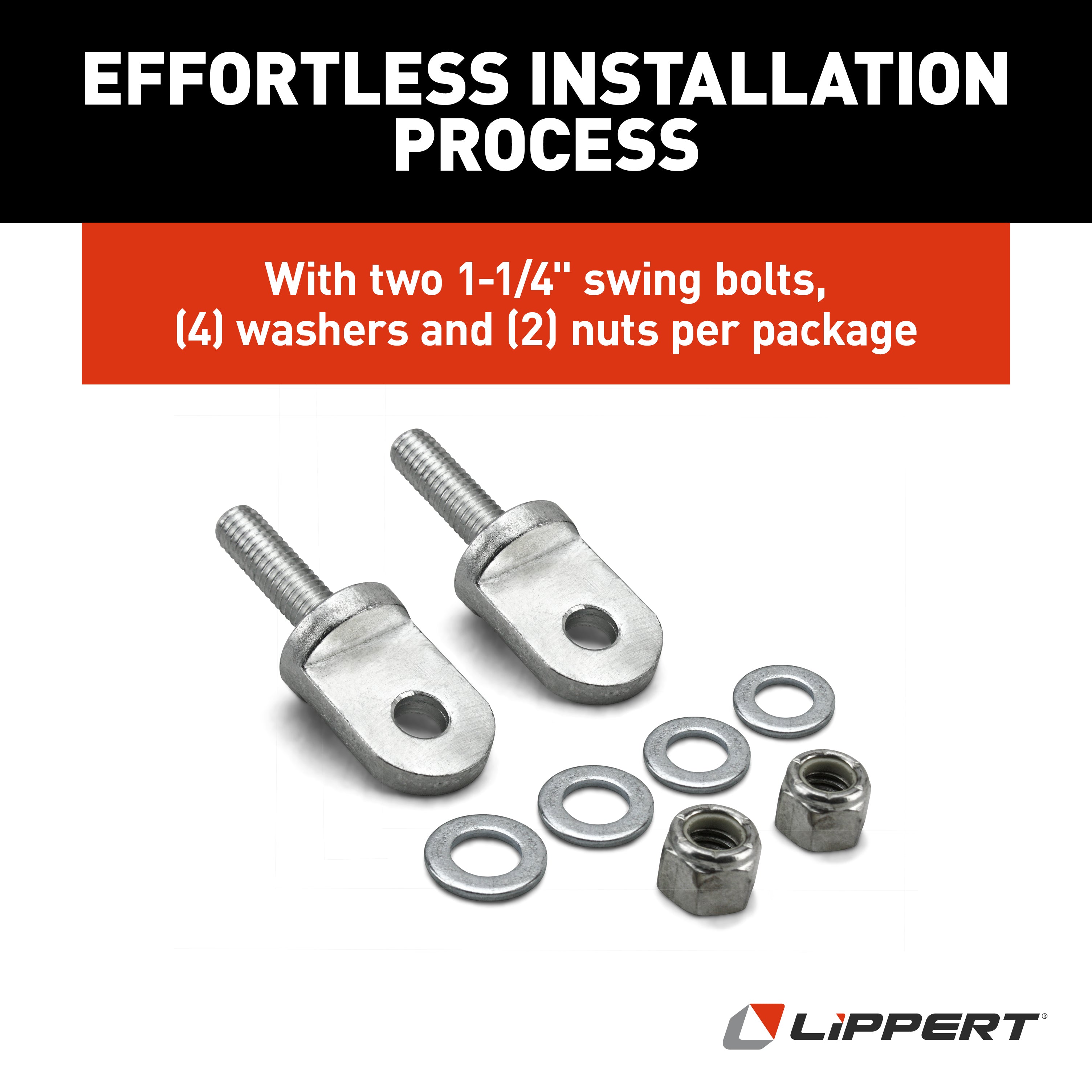 Lippert - Jt'S Strong Arm Rv Jack Stabilizer Swing Bolt Kit - 1-1/4" #314595 - Image 5