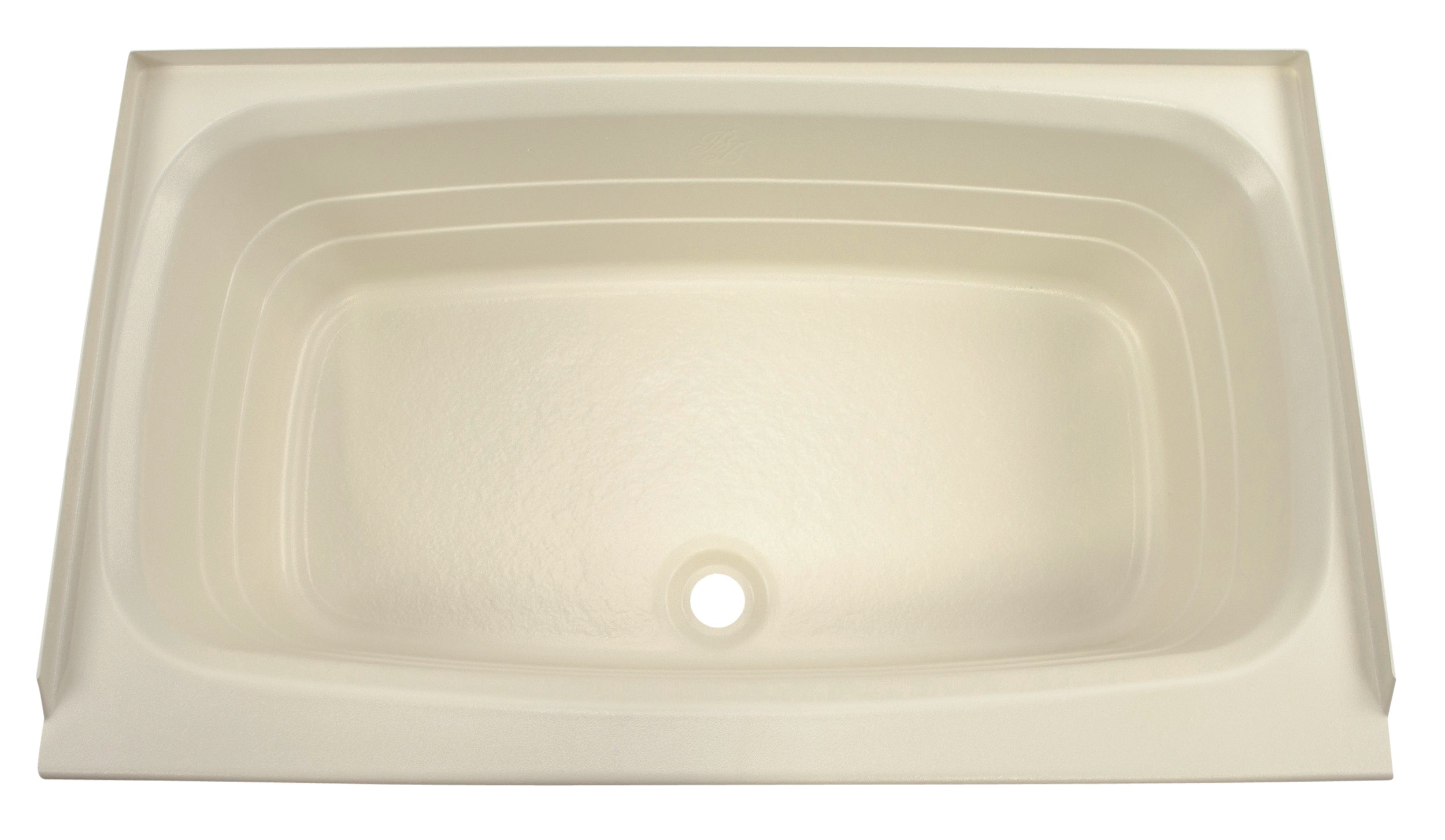 Lippert Bathtub With Center Drain - 24" X 40", Parchment #P2440Cdspk - Image 2