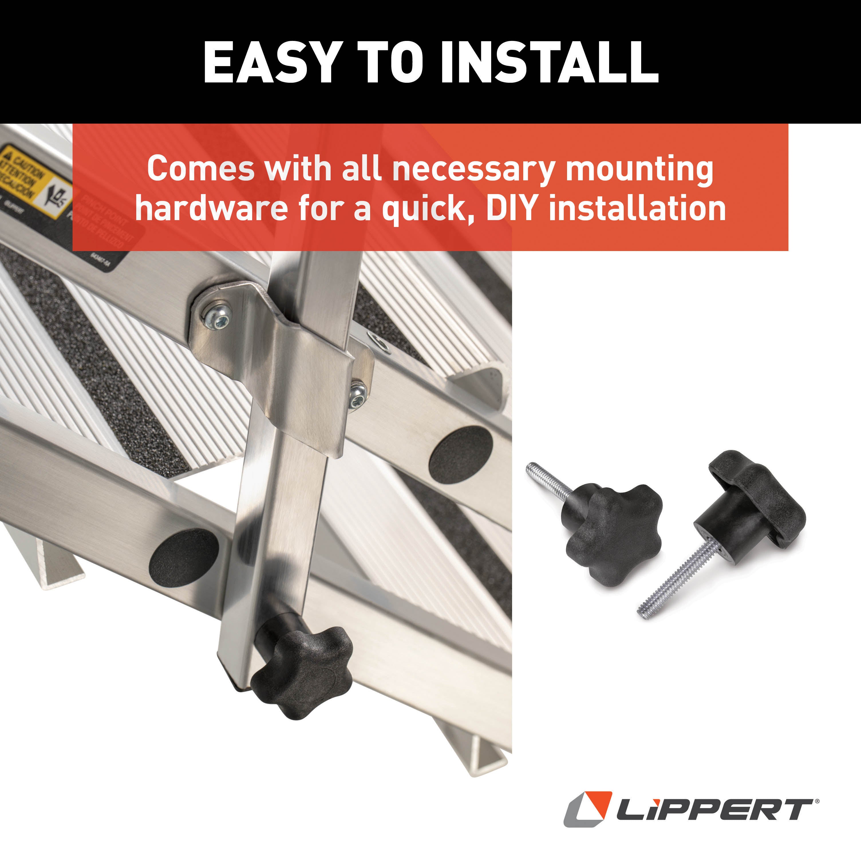 Lippert Victory Step Entry Assist Handrail For Rv Steps - Image 5