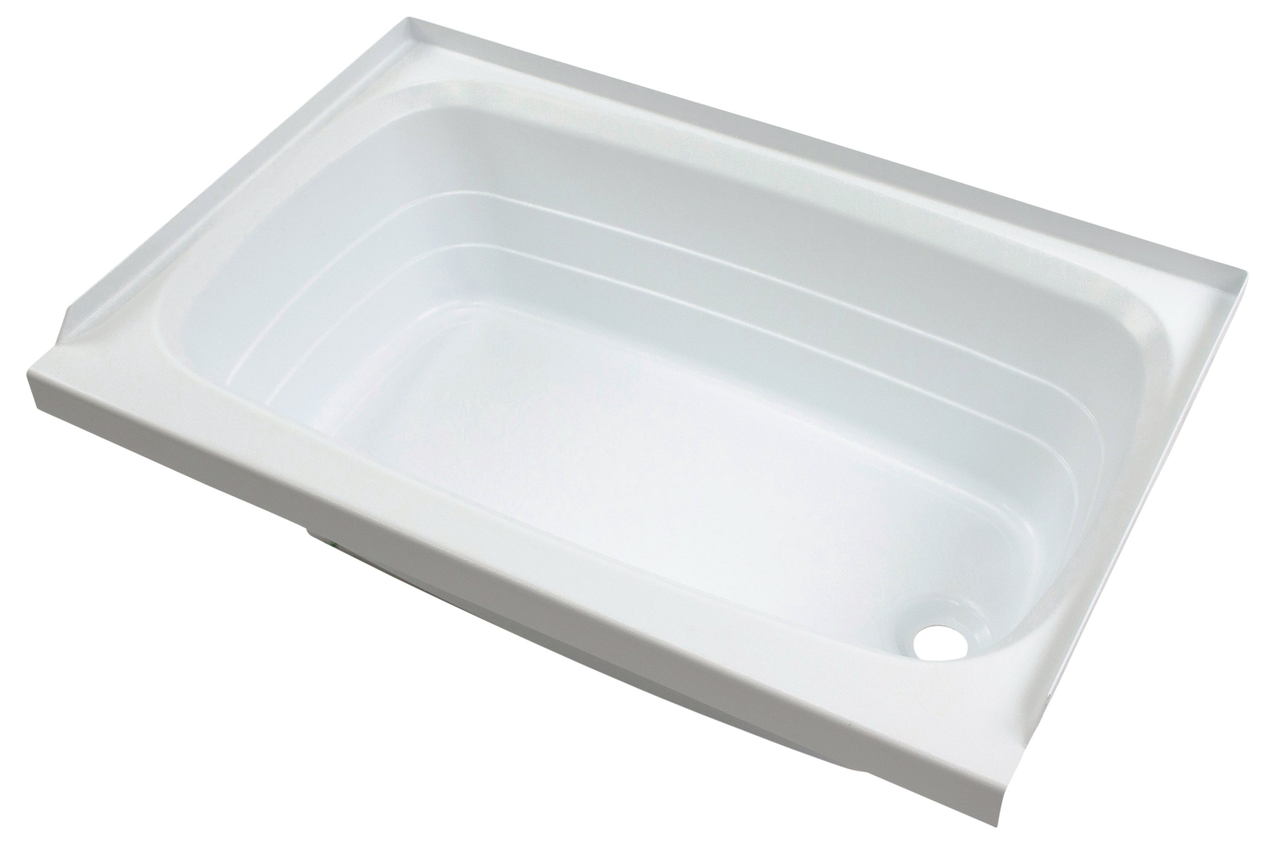 Lippert Bathtub With Right Drain - 24" X 36", White #W2436Rhspk - Image 4