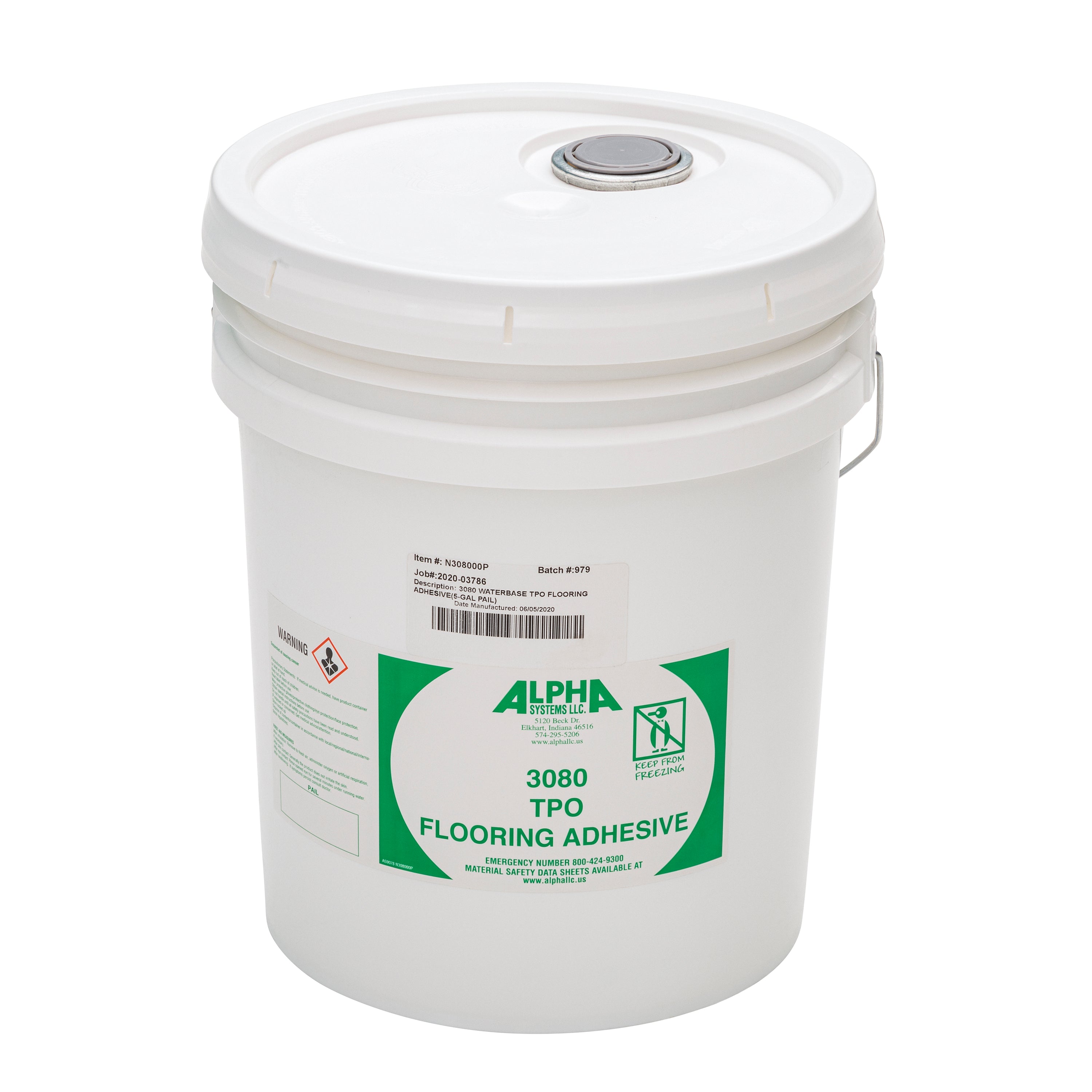 Alpha Systems - Water Based Tpo Flooring Adhesive (5 Gallon) - Image 1