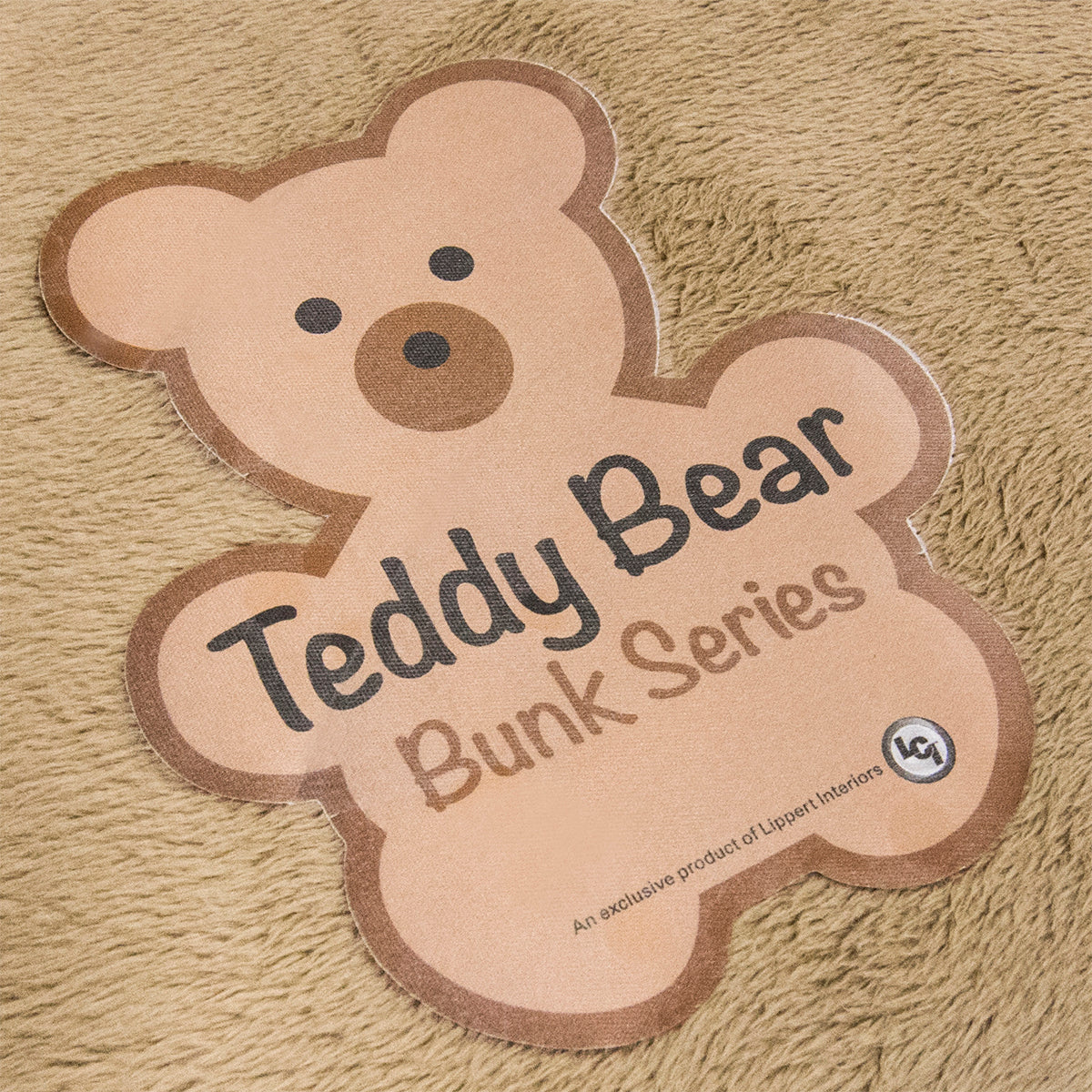 Lippert - Teddy Bear Bunk Mat - 28" X 74" X 2.5" (Tan) - Image 2