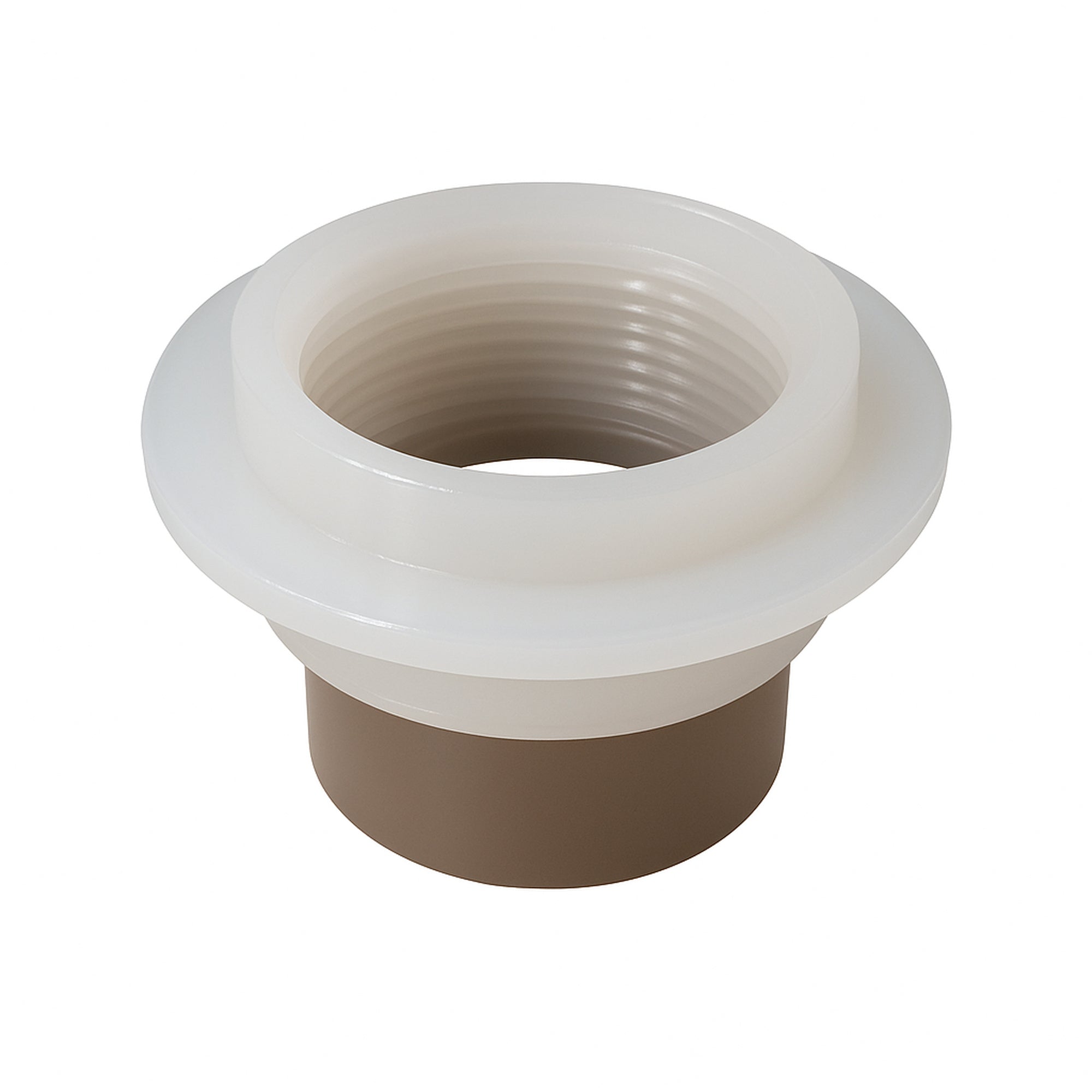 CPI - 1-1/4" FPT Threaded Raised Spinweld Fitting - 1-3/4" Hole Size - Part # 54LL (500151) cleaned product image 3