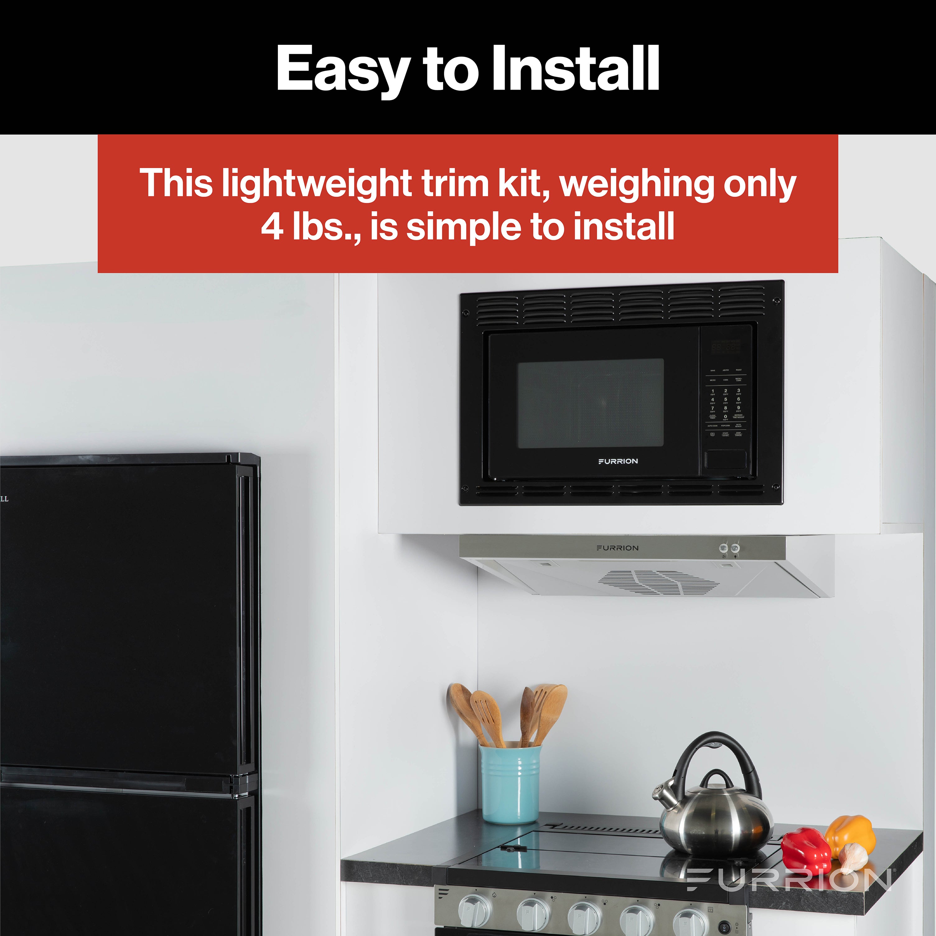 Furrion Trim Kit For 0.9 Cu. Ft. Built-In Convection Microwave Oven With Air Fryer #Fmaml09-Bl-Tk - Image 6