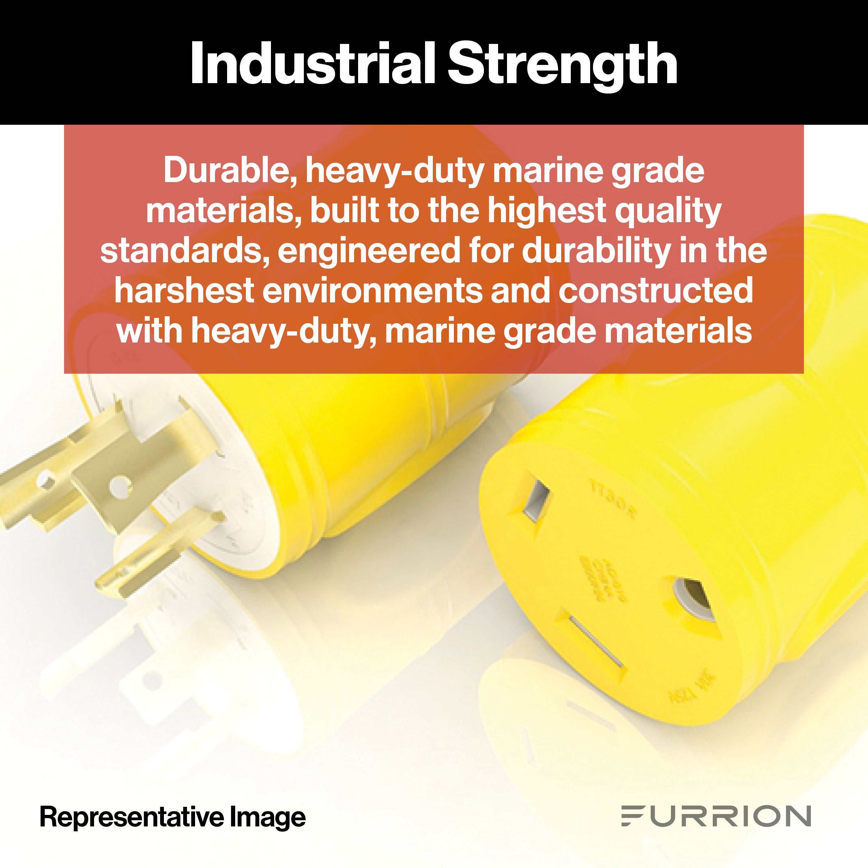 Furrion Adapter Plug - 30A To 30A #F3030Ad-Ry - Image 3