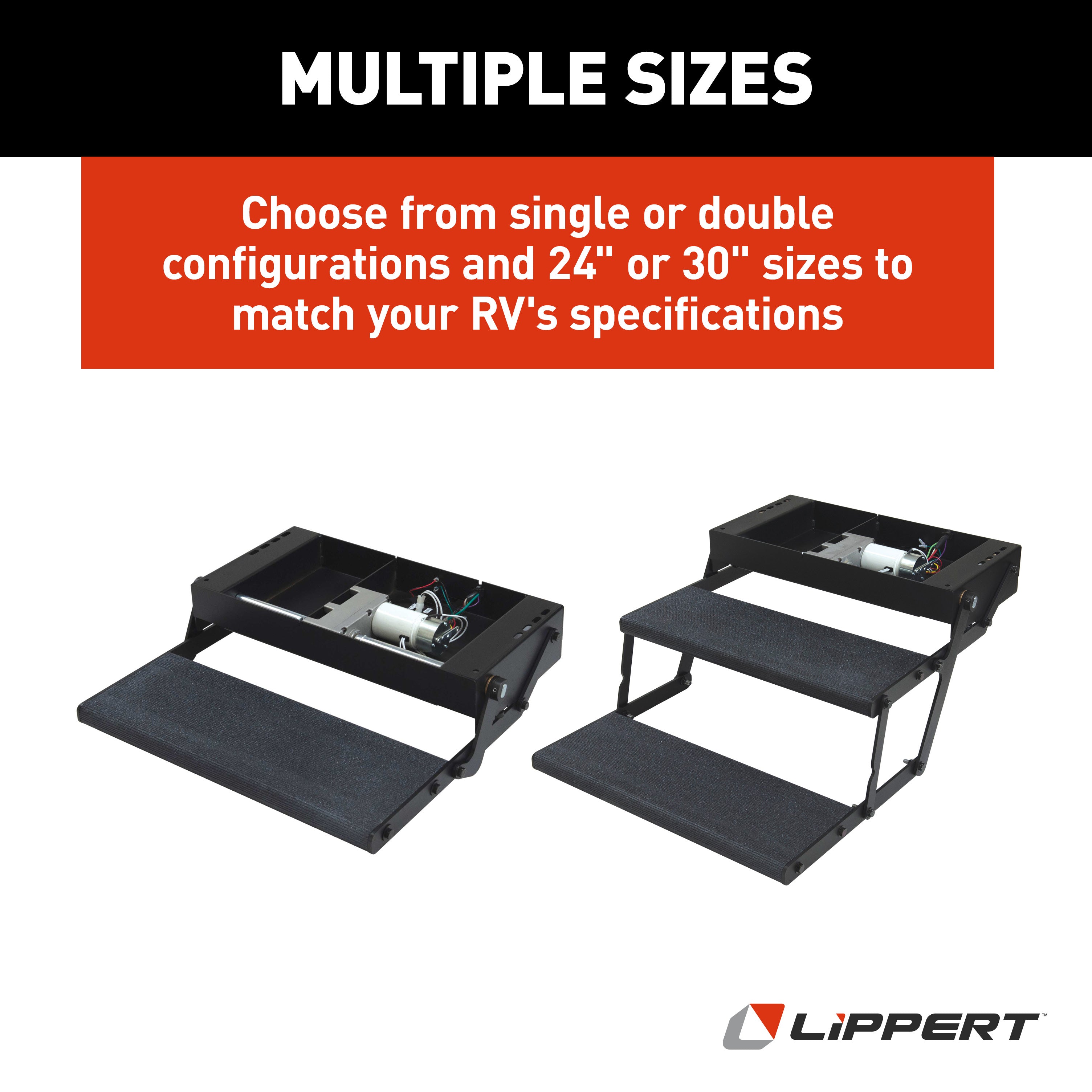 Lippert Tread Lite Rv Power Steps - 24" Double - Image 7