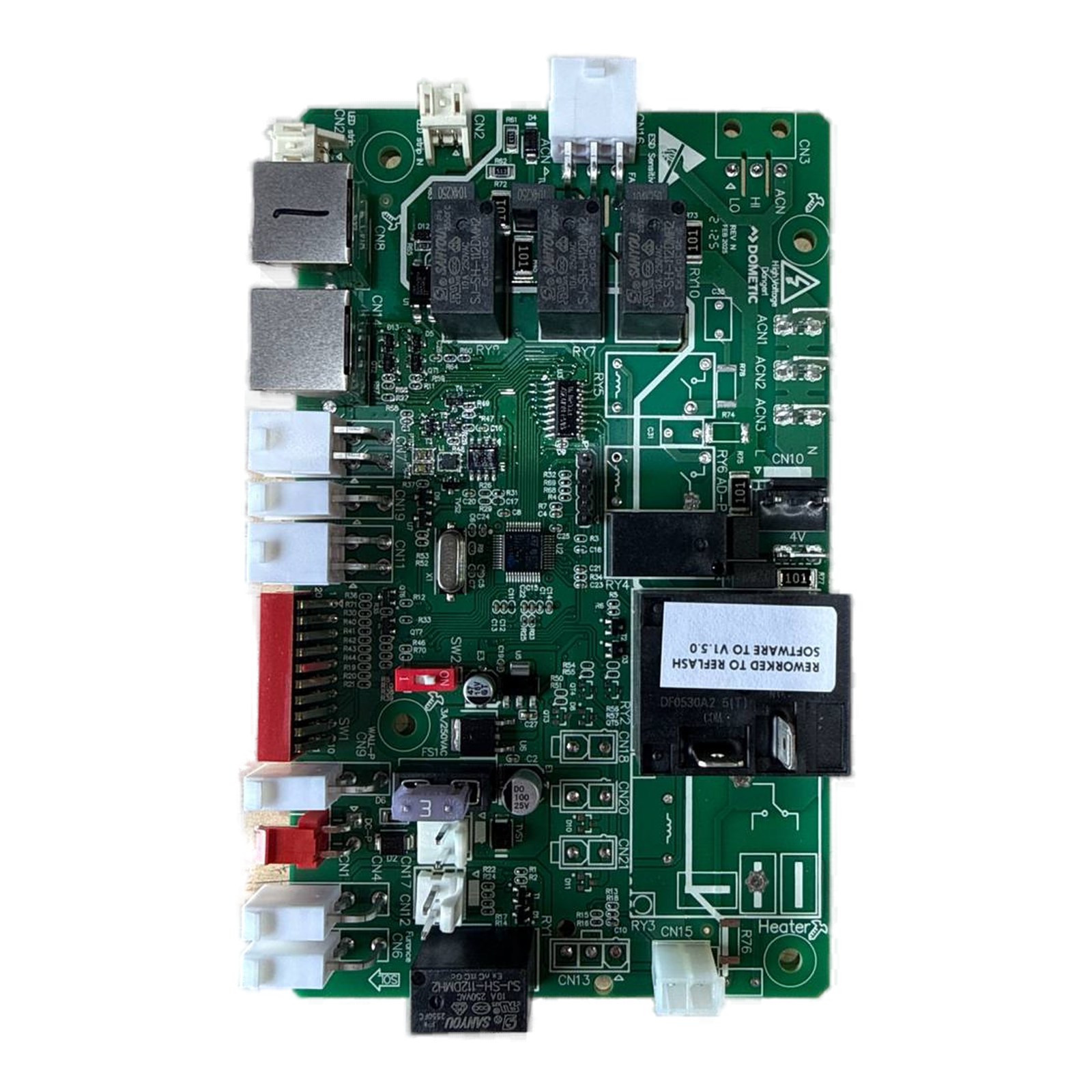 Dometic FreshJet 5 Series Air Conditioner Electronic Board Assembly Front View - Part# 4450037549