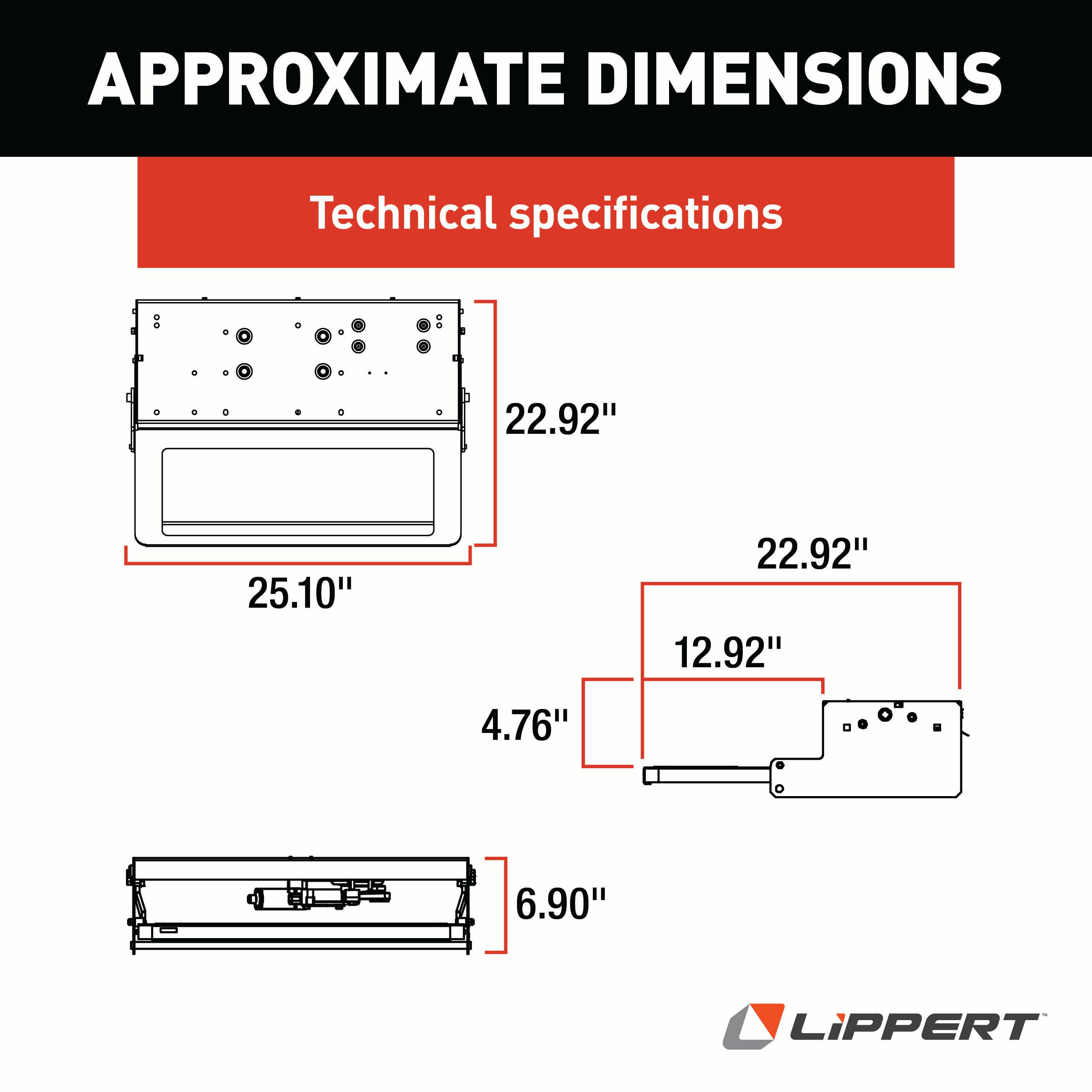 Lippert - 26 Series Step Assembly With Logic Control Unit And No Switch Kit - Image 2