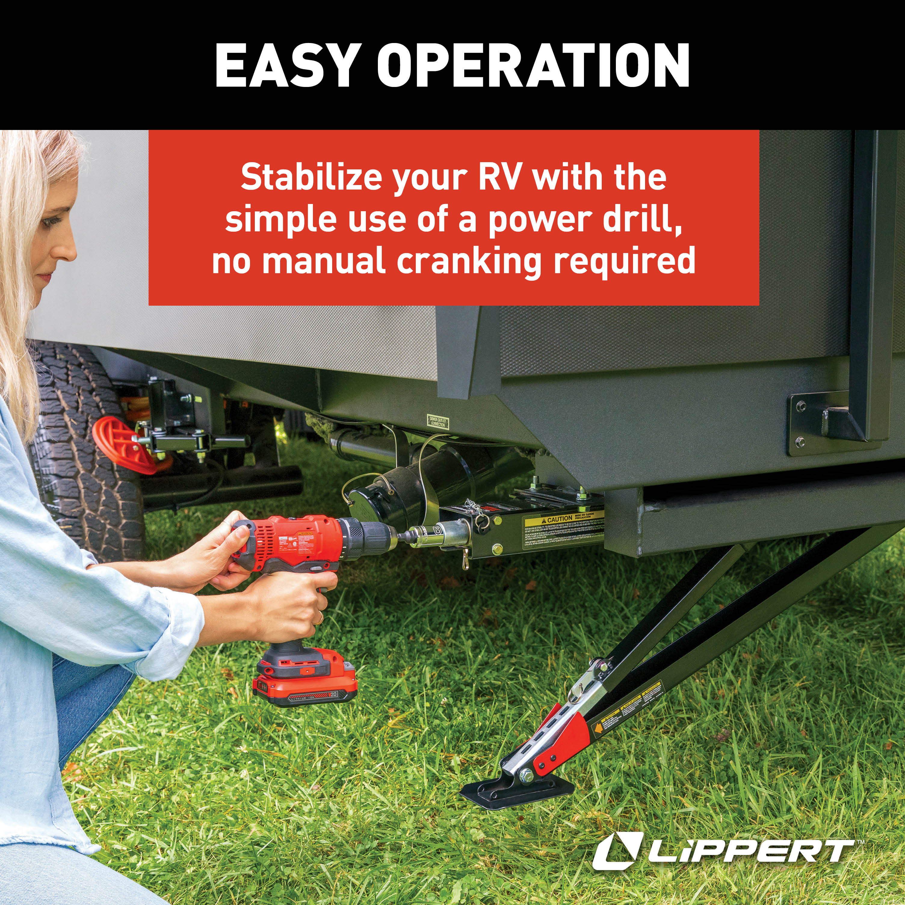 Lippert Quick Drop Rv Stabilizer - Double Leg Kit #2022016065 - Image 5