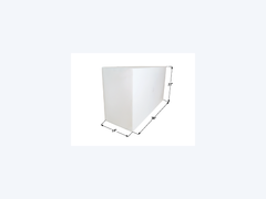 Elkhart Plastics - 50 Gallon RV Fresh Water Tank - Premium IAPMO Certified Potable Water Storage 38x22x14 WT2453