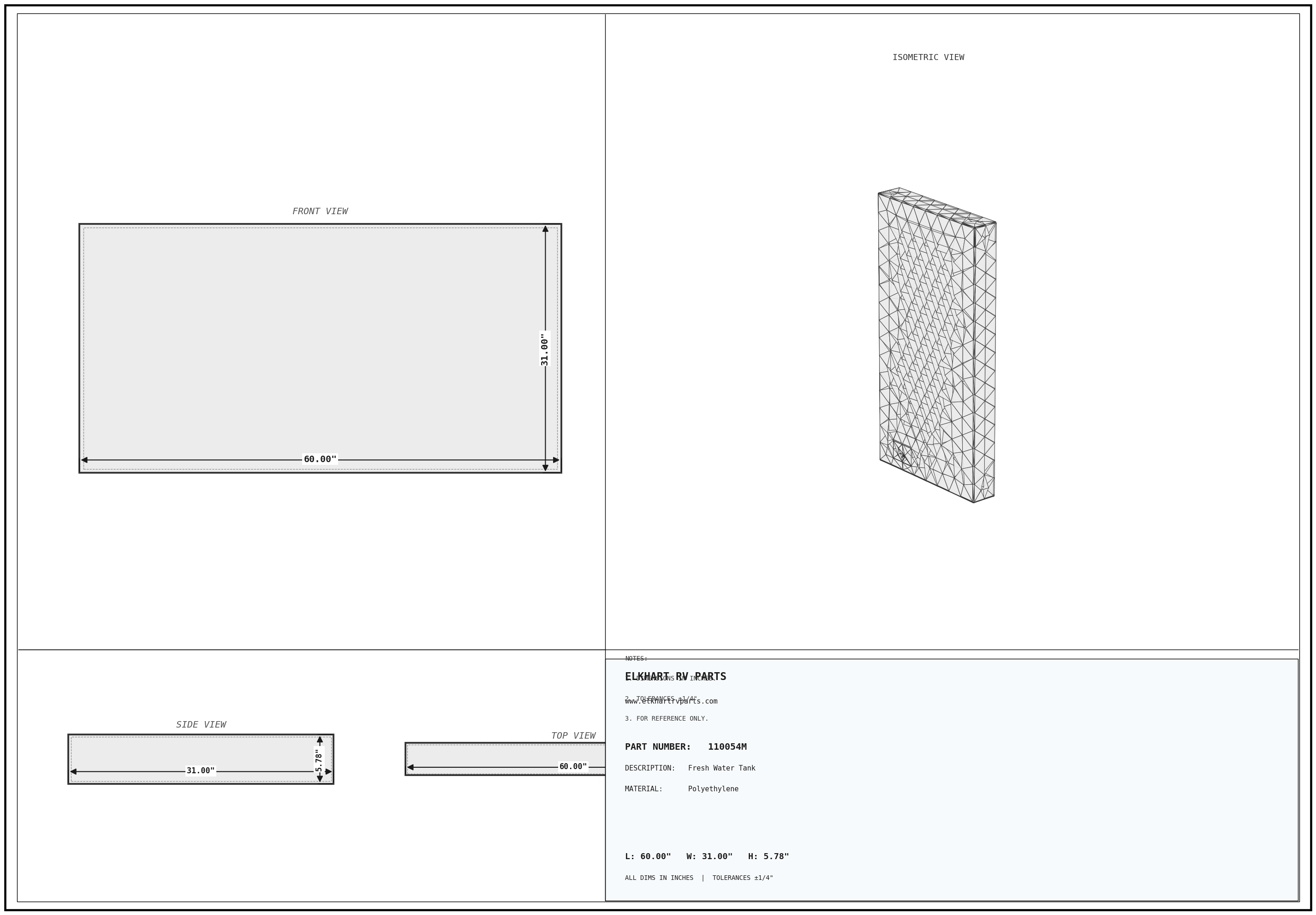 110054M Engineering Drawing