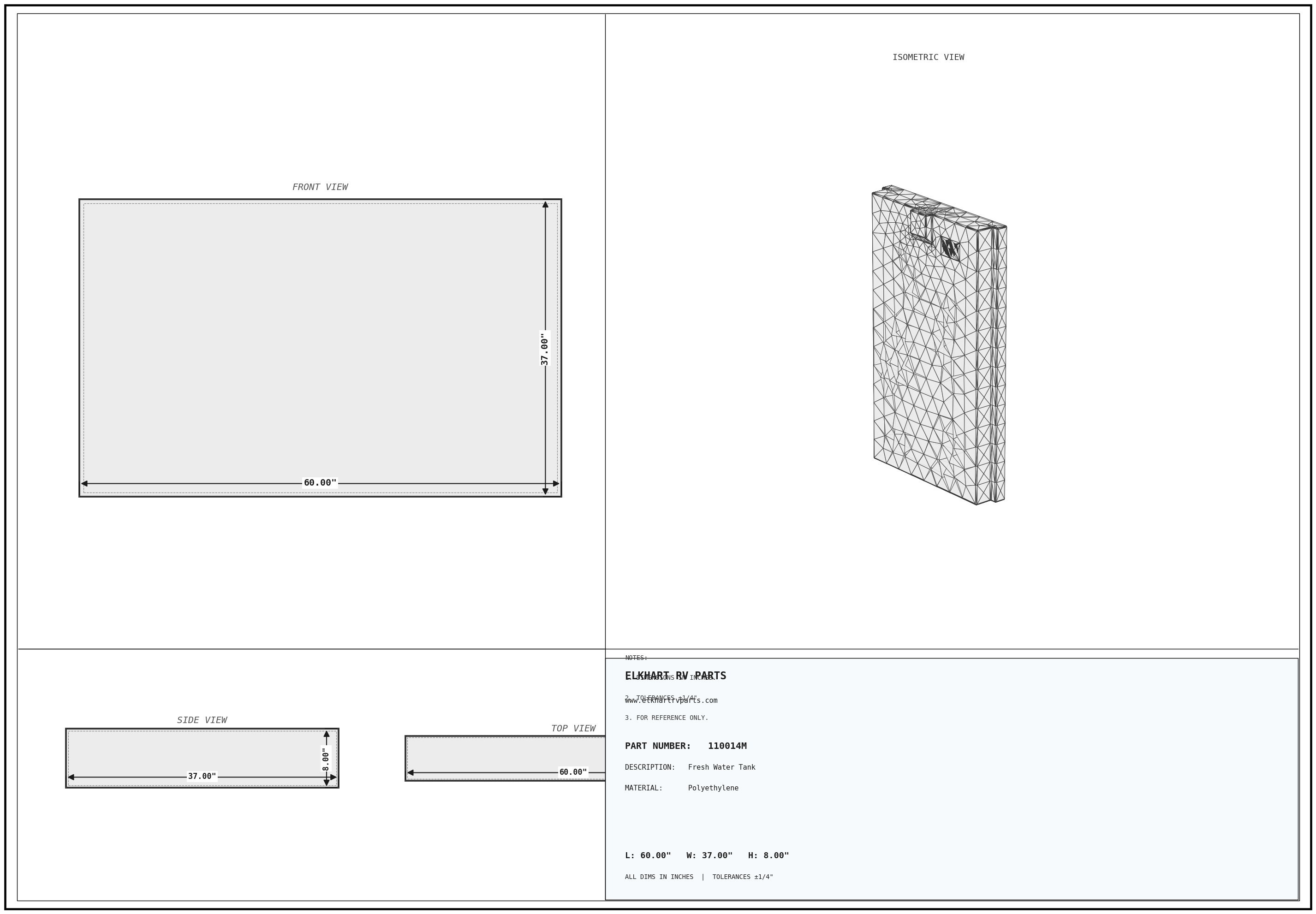 110014M Engineering Drawing