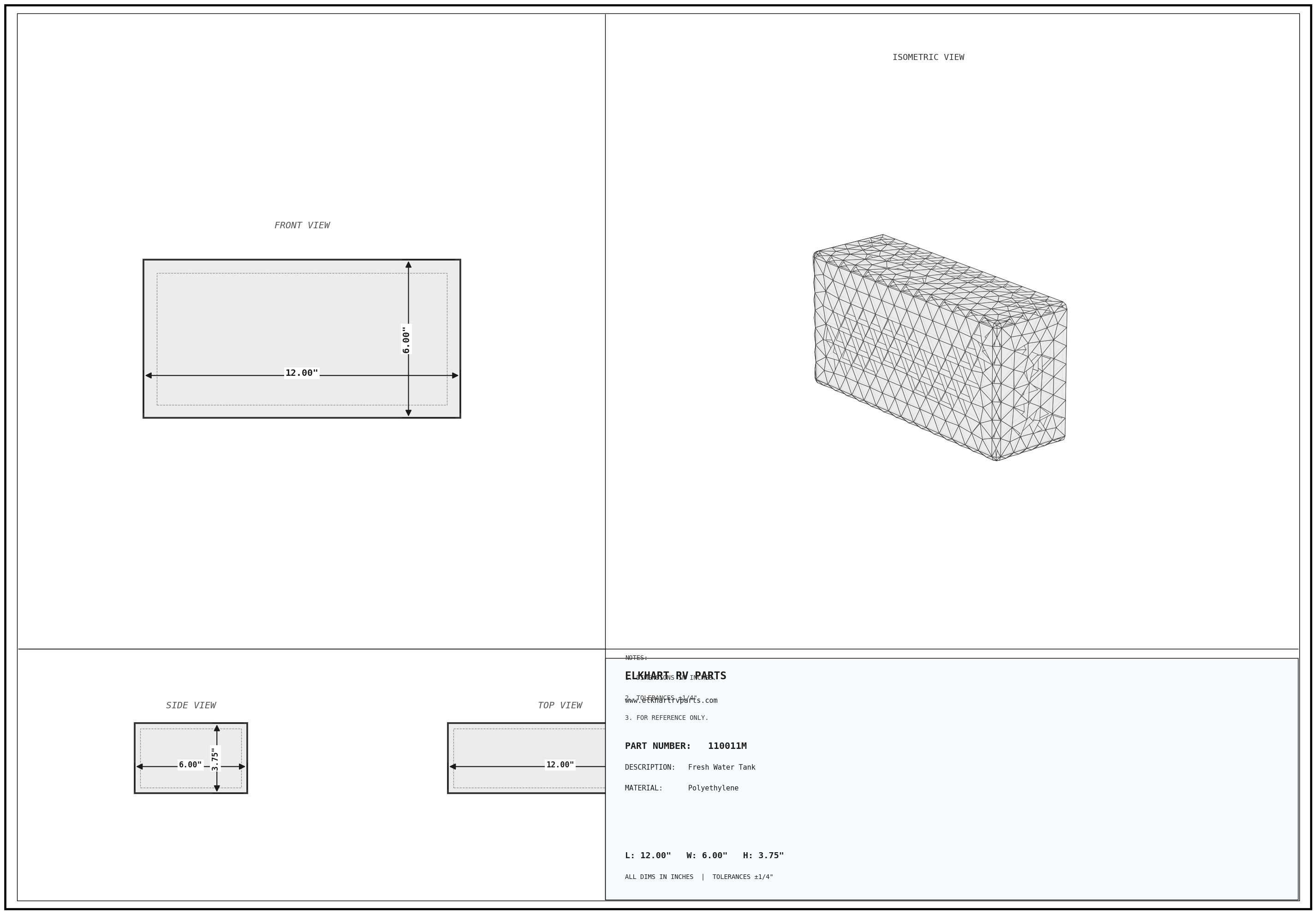 110011M Engineering Drawing