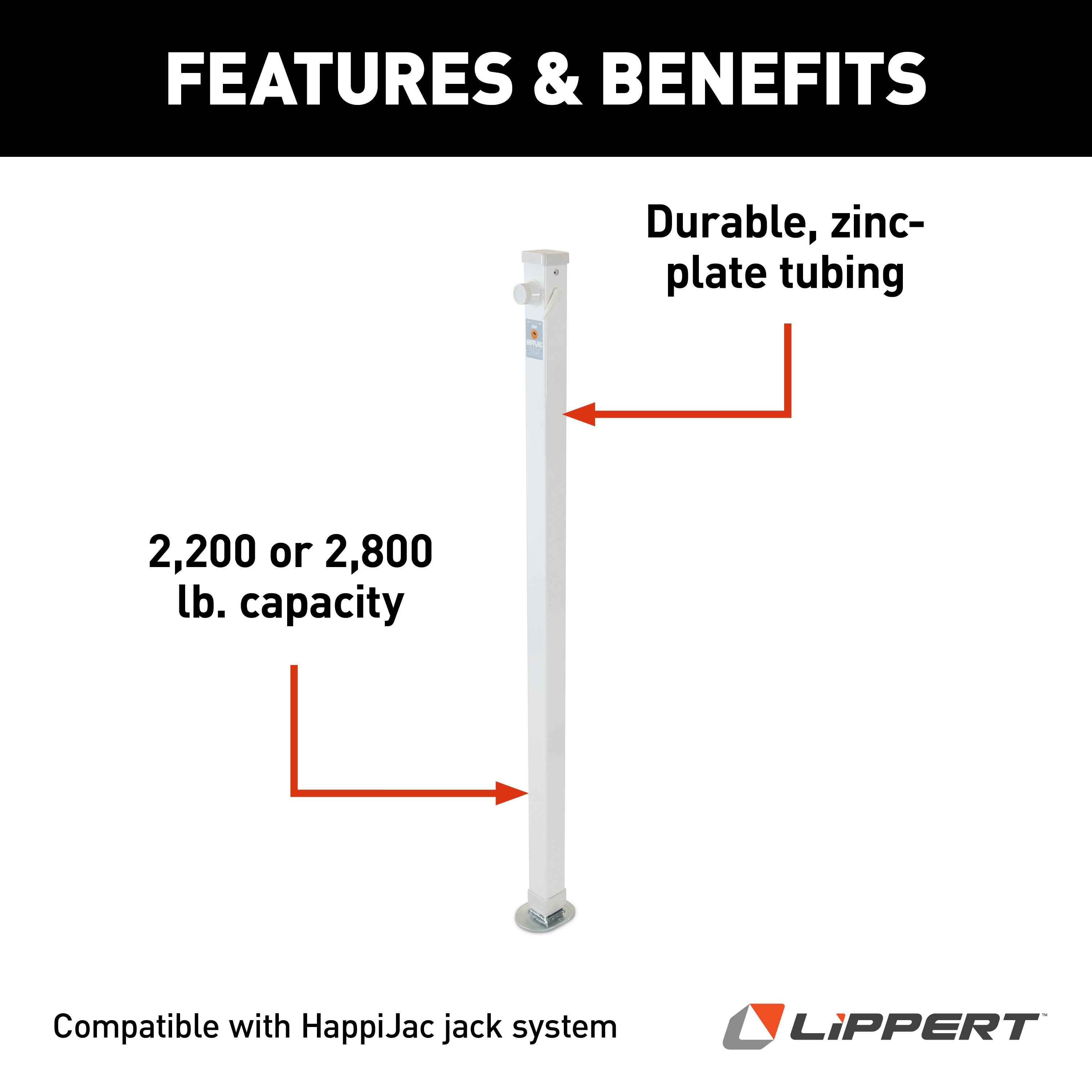 Happijac Single 4220 Acme Screw Jack #736514 - Image 2