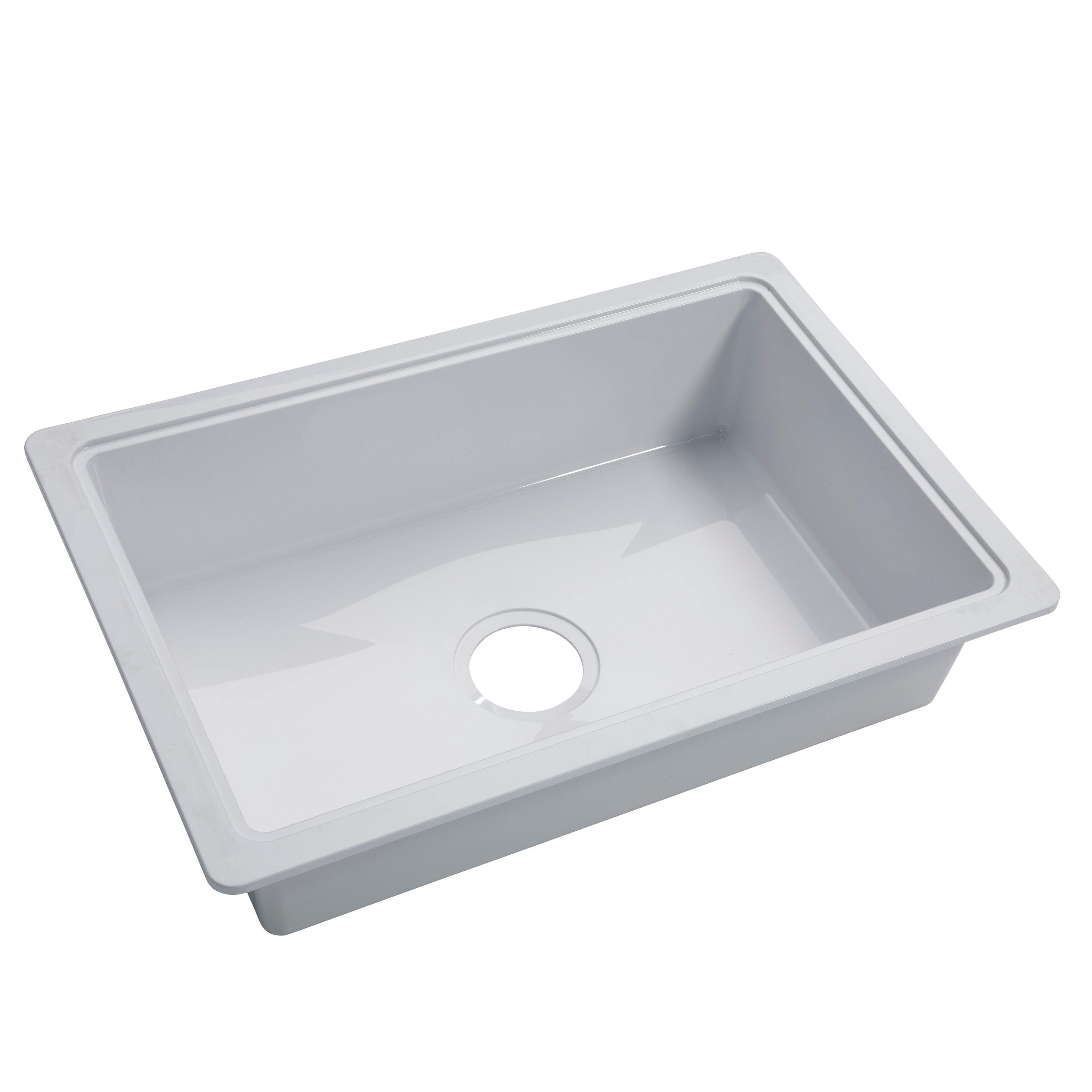 Lippert Rv Single Kitchen Galley Sink - 25" X 17" X 6.6" White Abs Plastic - Image 2