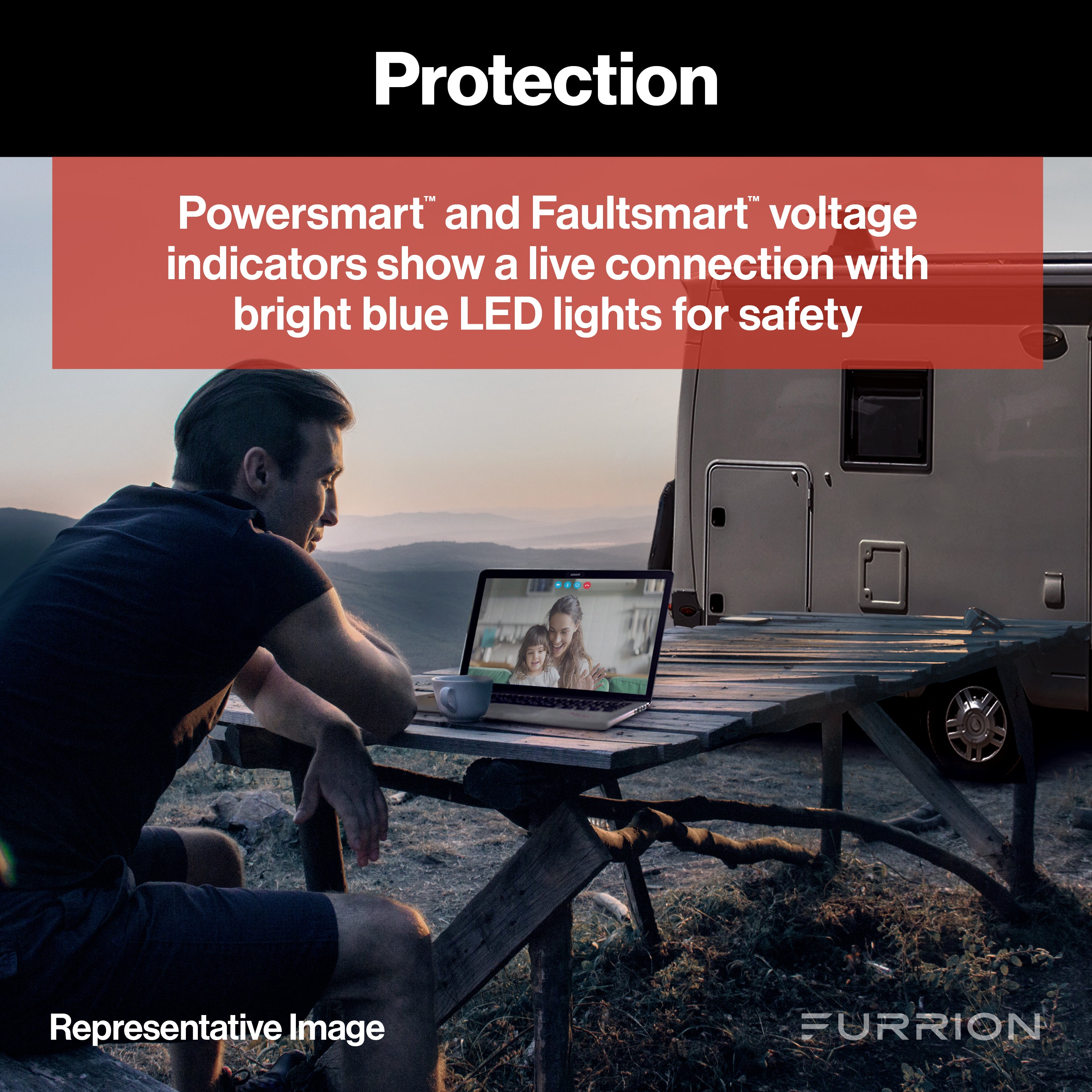 Furrion Pigtail Adapter - 50A Connector To 30A 4-Prong Plug, Black #Fp52Gen4-Sb - Image 4