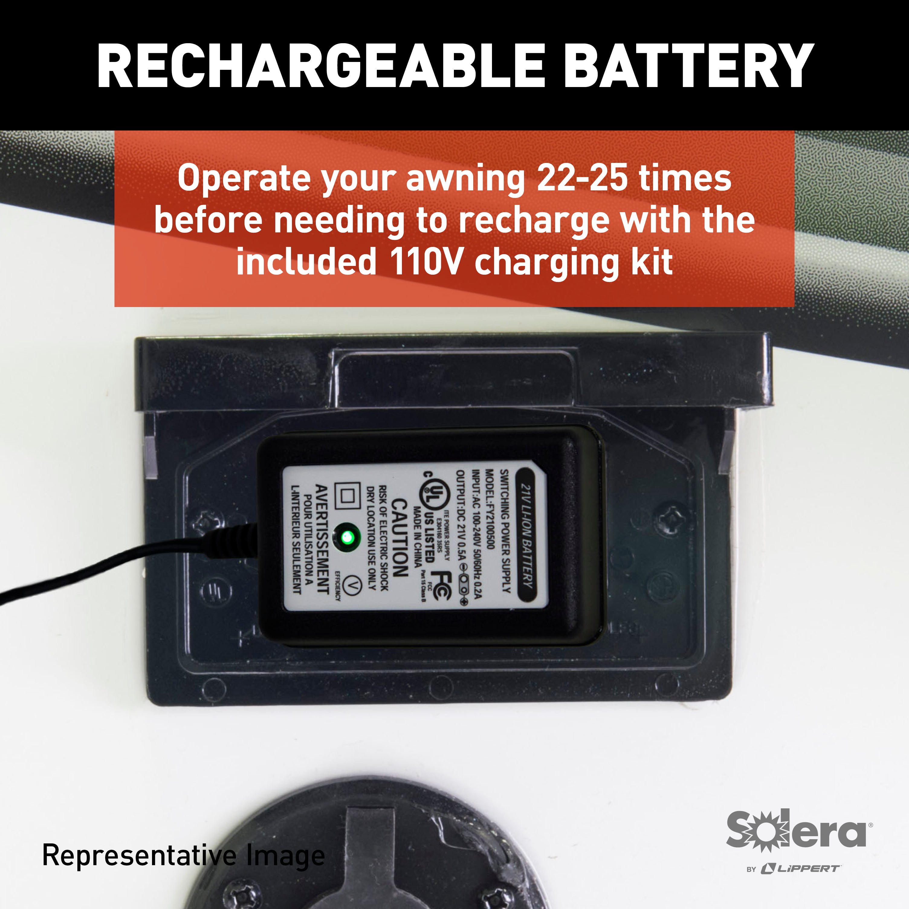 Solera 4000 Series Universal Rv Awning Arms & Hardware Kit - 69" White #434730 - Image 4