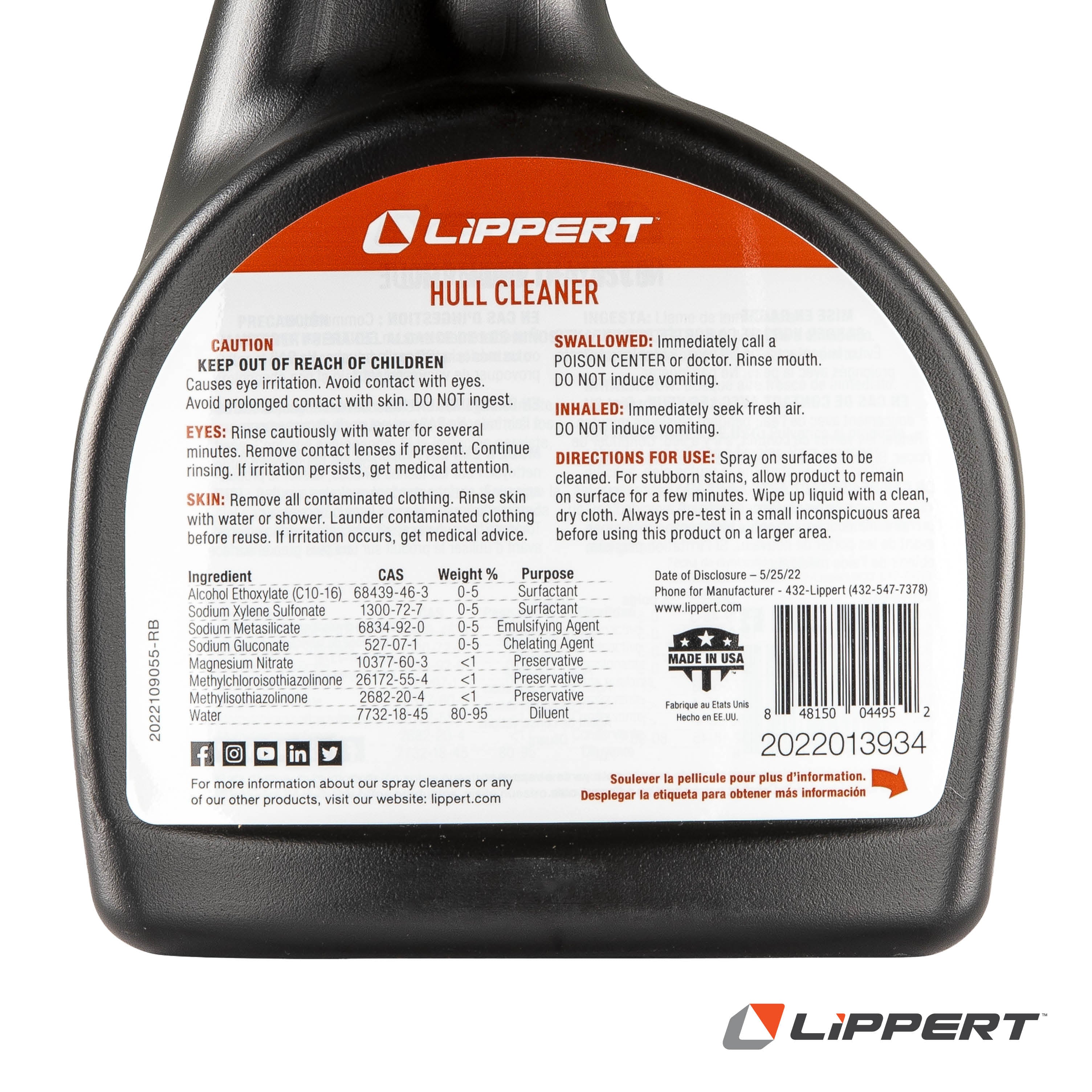Lippert Boat Hull Cleaner - 32 Oz. - Image 3