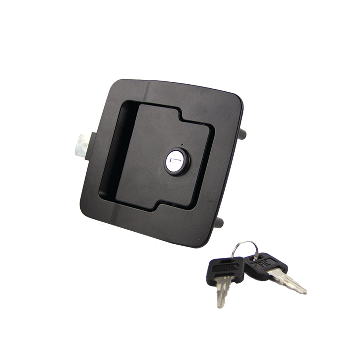 Lippert Rv Baggage Door Lock With Global Latch - Black #346693 - Image 1